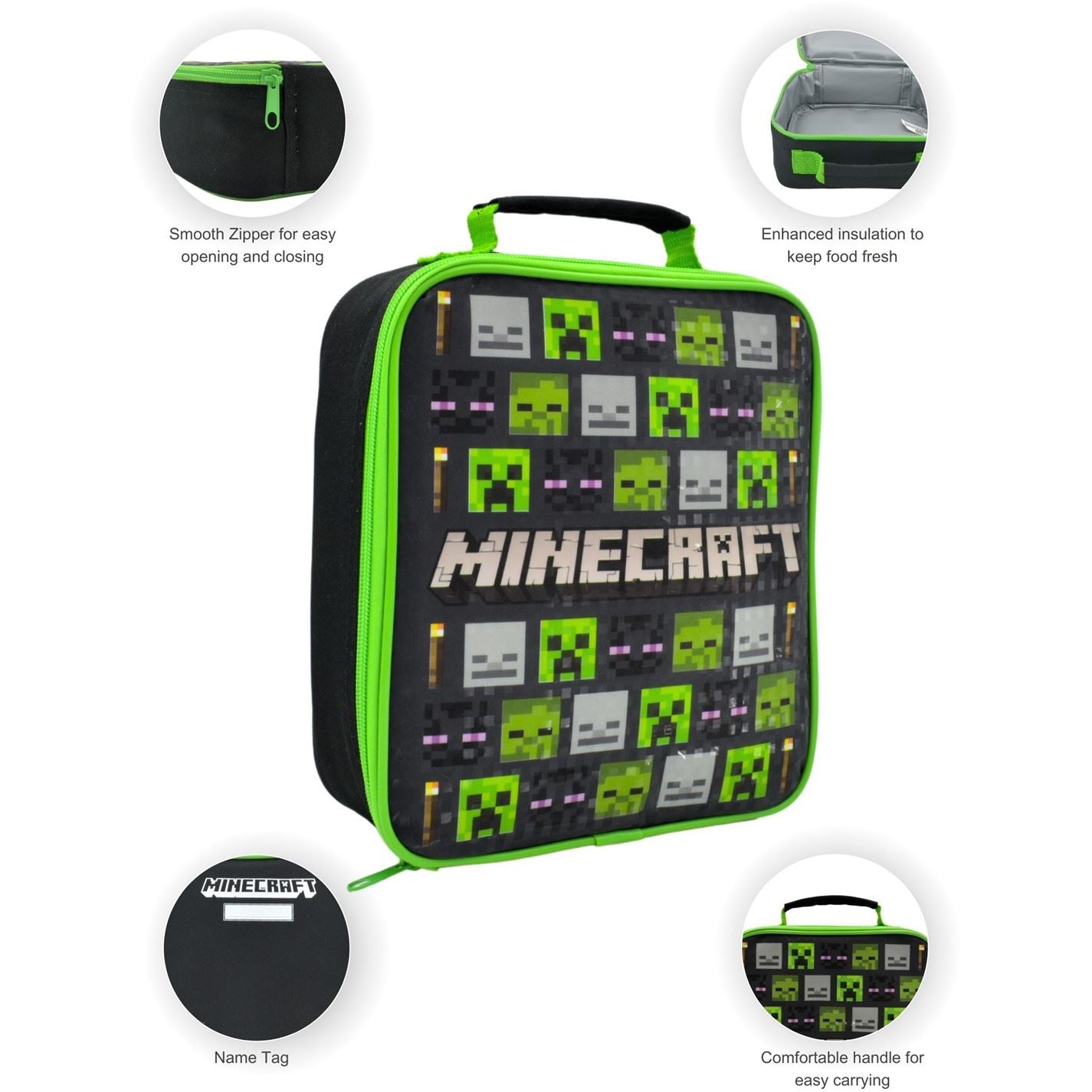 Minecraft Lunch Bag