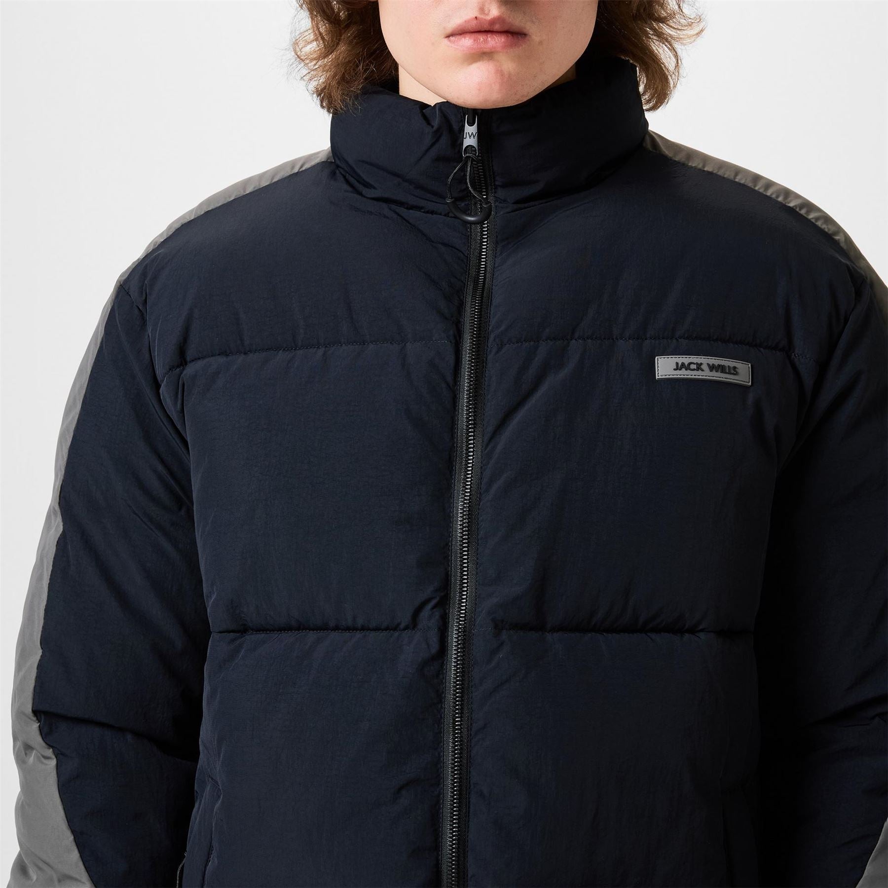 Jack Wills  Long Sleeve Short Puffer Jacket