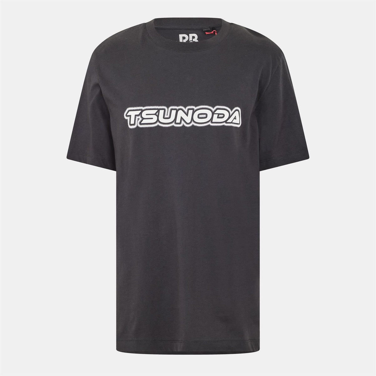 Hugo Lettering Crew Neck Ribbed Collar Short Sleeve T-Shirt