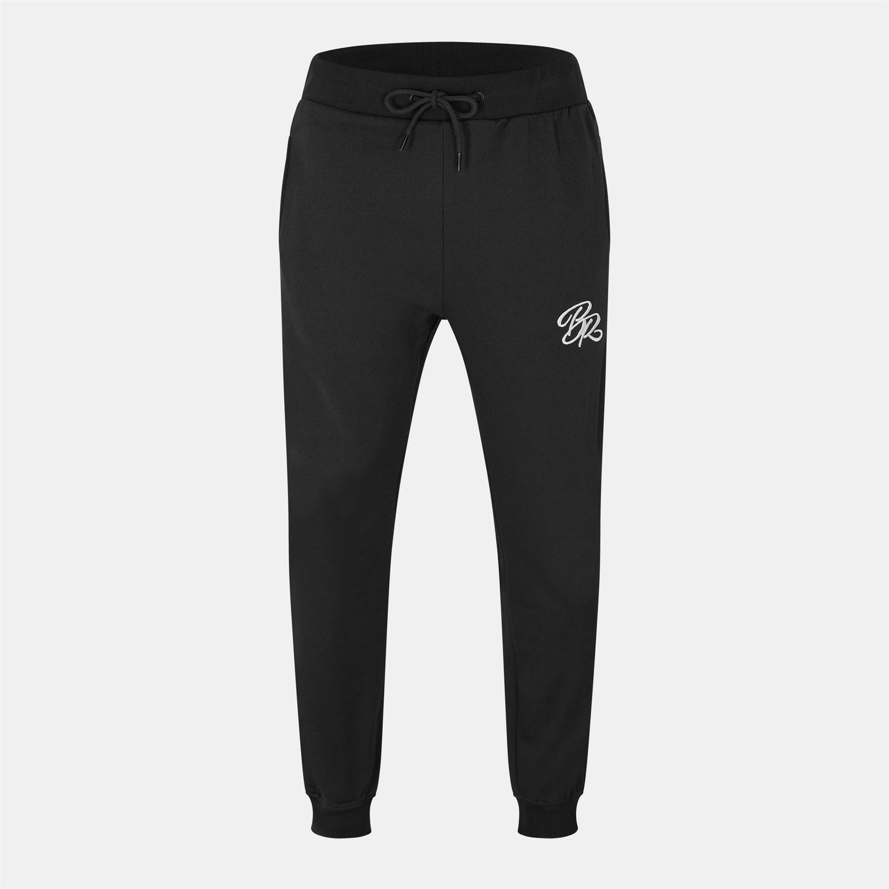 Born Rich Fontine Lettering Solid Patterned Slim Joggers