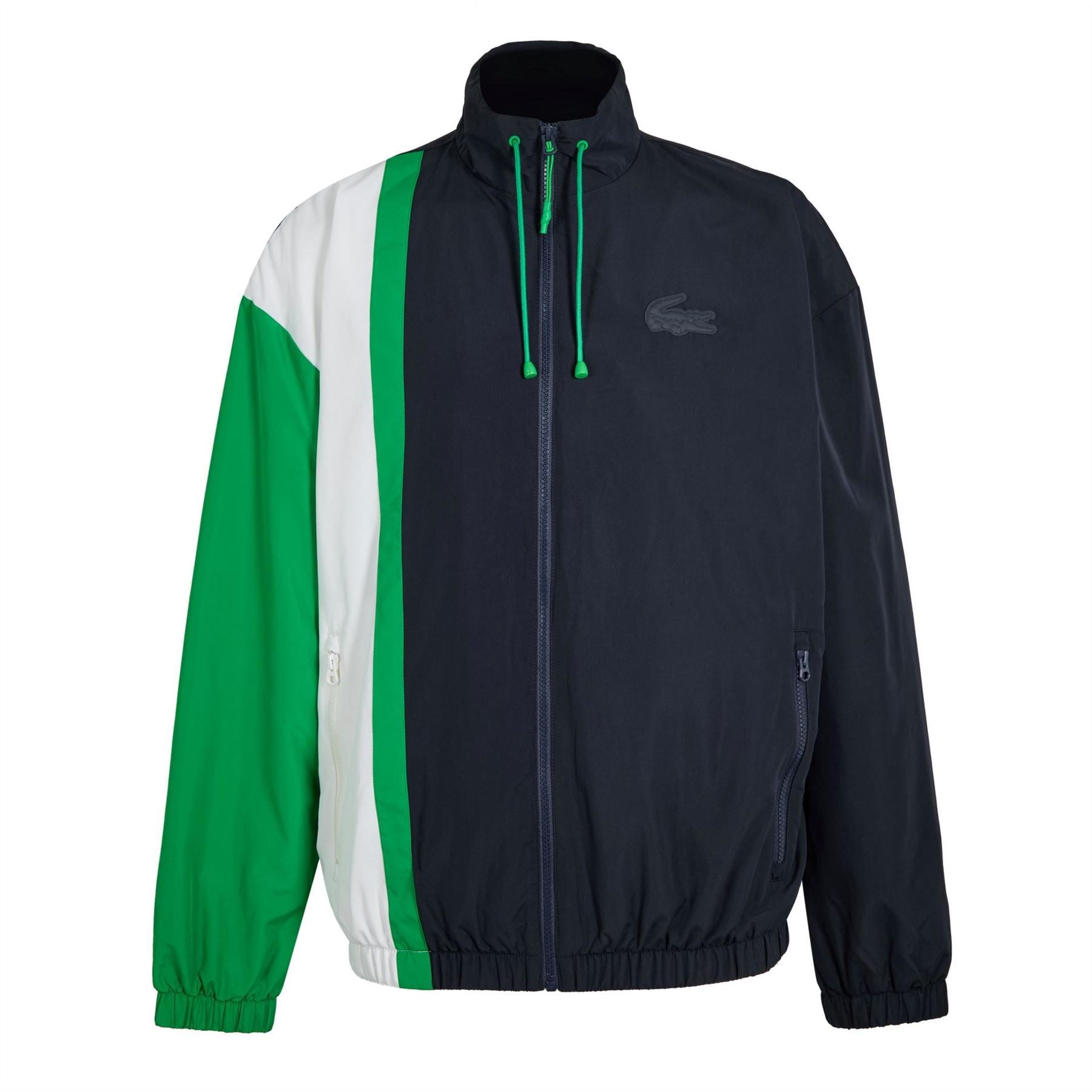 Lacoste Lightweight Water Resistant Colourblock Zipped Tracksuit Top
