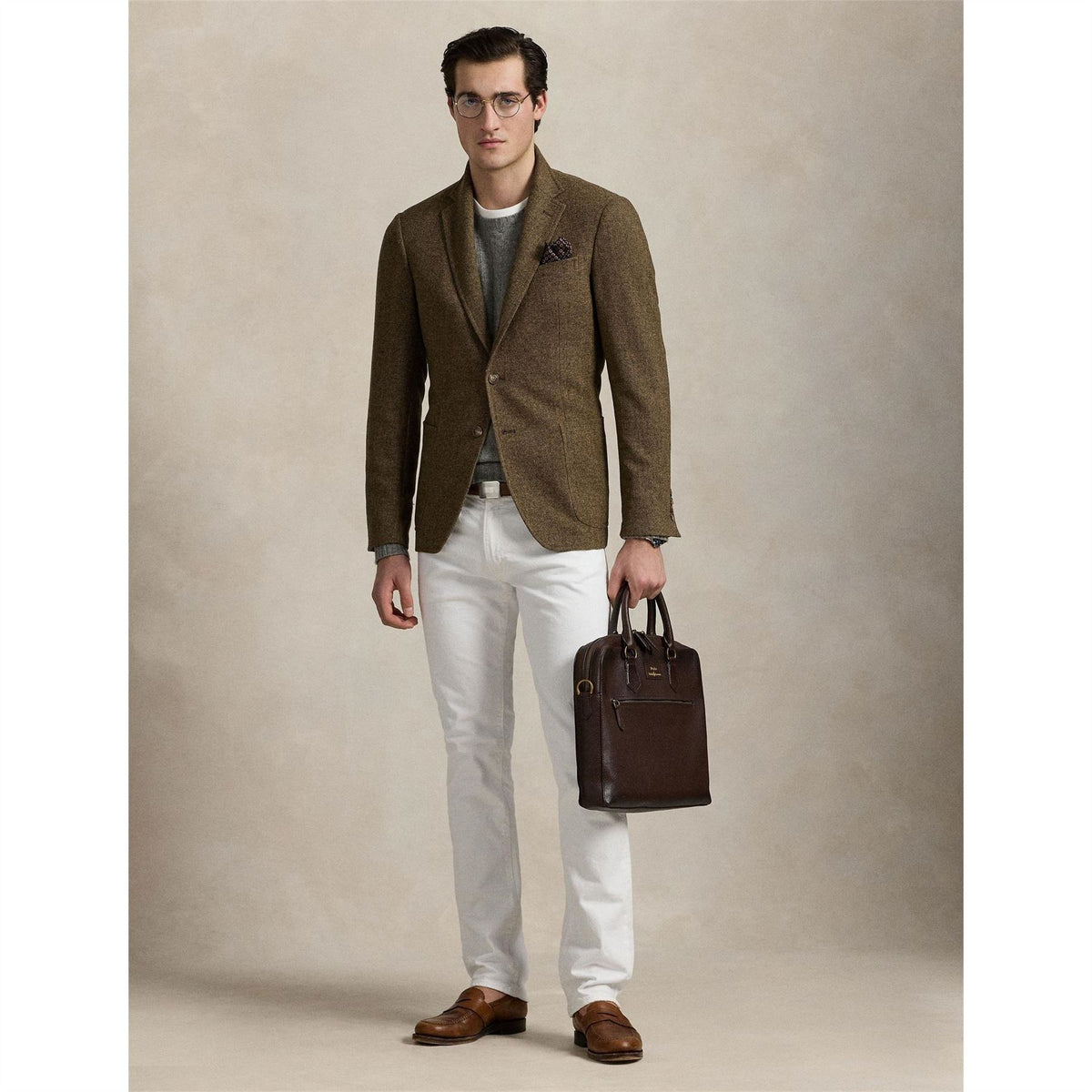 Polo Ralph Lauren Commuter Messenger Bag with Logo