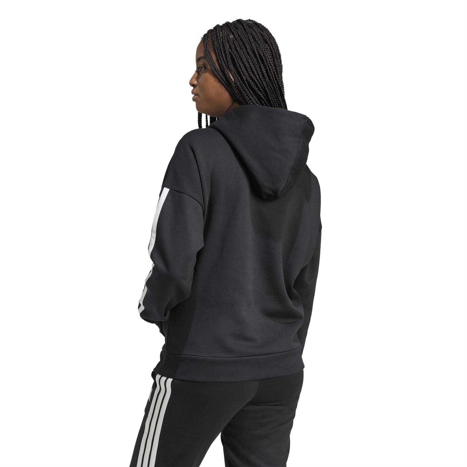 adidas Essentials 3 Stripes Fleece Hoodie