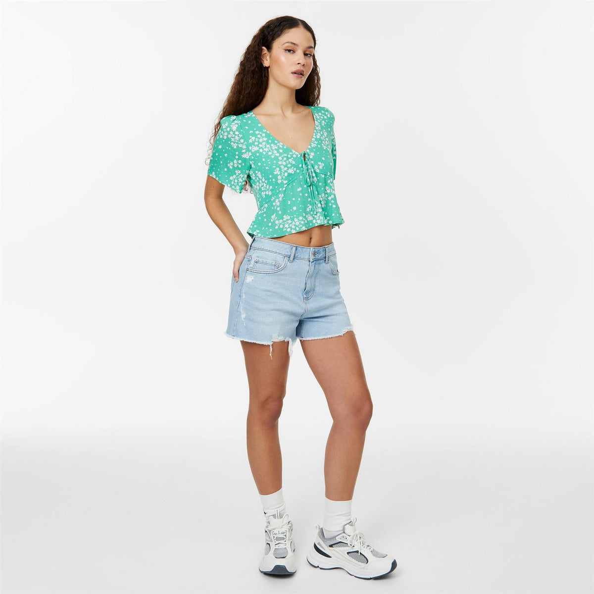 Jack Wills Denim Raw Hem Shorts