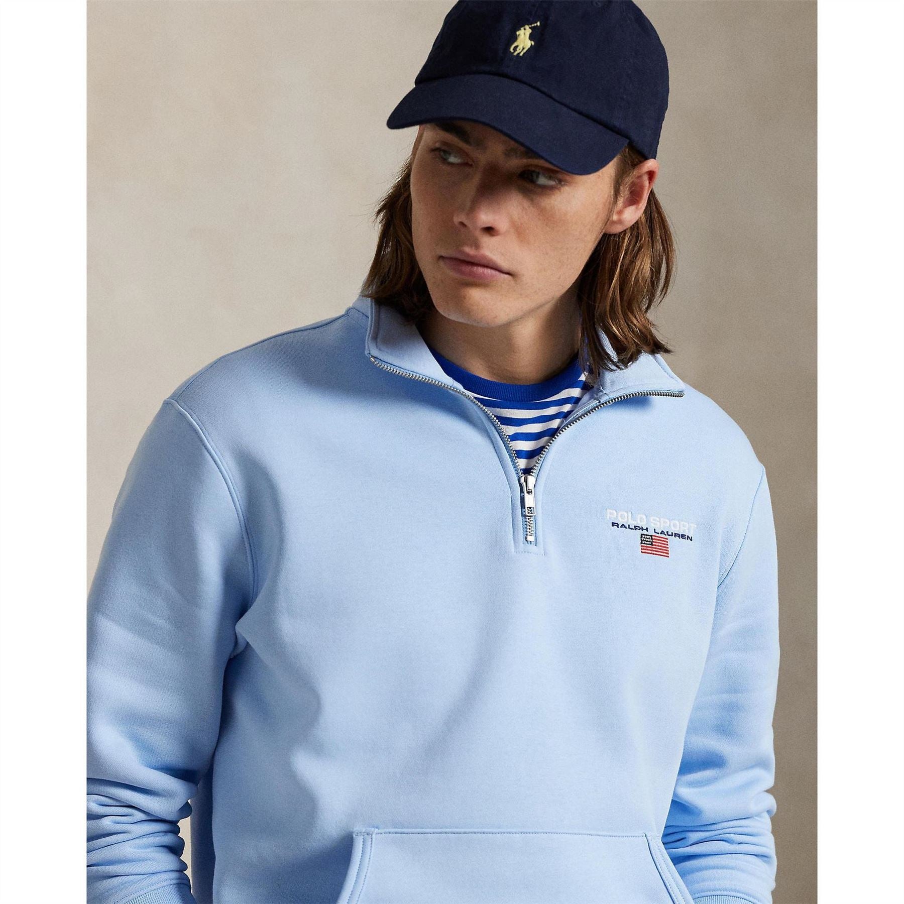 Polo Sport by Ralph Lauren Logo Quarter Zip Pull Over Fleece