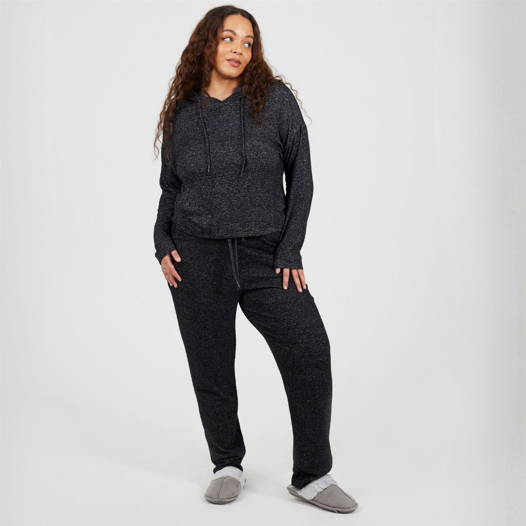 Brave Soul Womens Plus Size Soft Touch Trousers With Drawstring