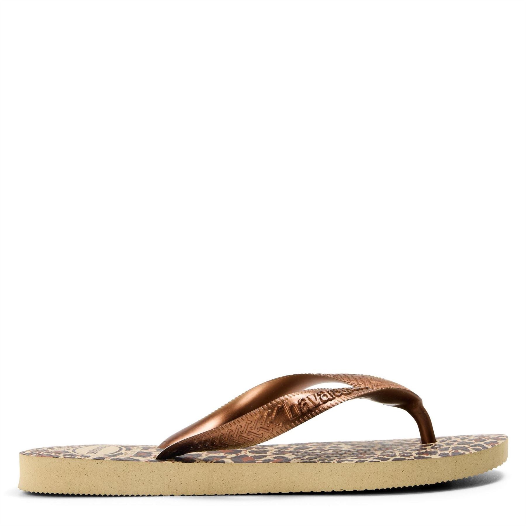 Havaianas Leopard Patterned Flip Flop Sandals