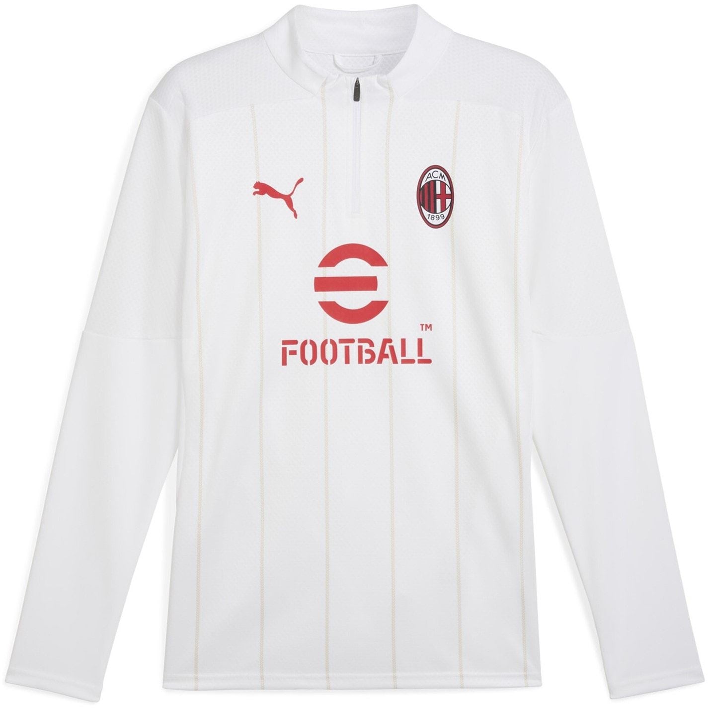 Puma Ac Milan Prematch Quarter Zip Top Adults