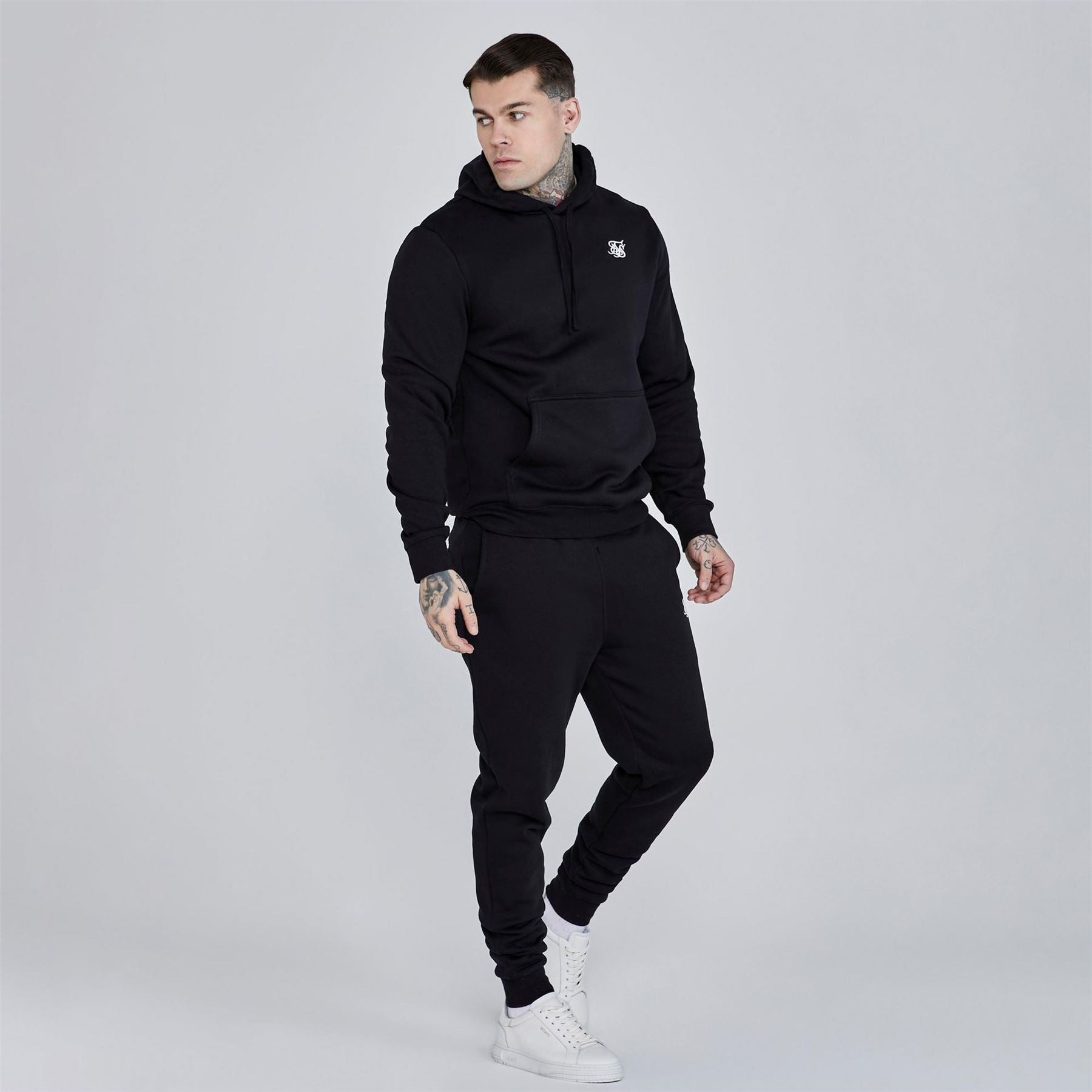 SikSilk Hooded Regular Fit Sweatshirt