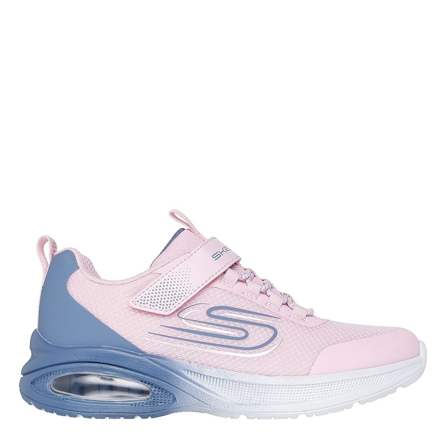 Skechers Bungee And Strap Mesh Sneaker W Mid Runners Girls