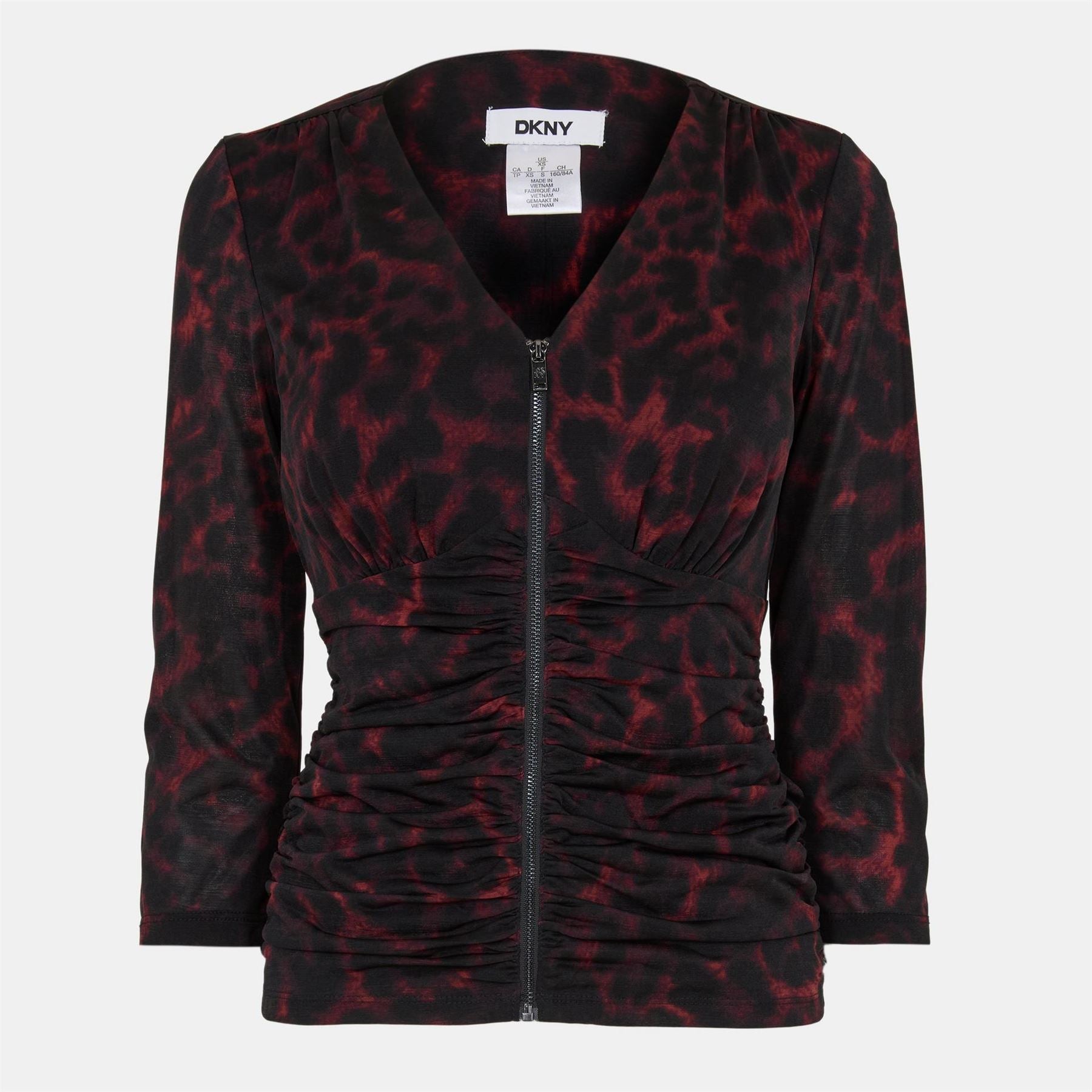 DKNY Long Sleeve Zip T-Shirt
