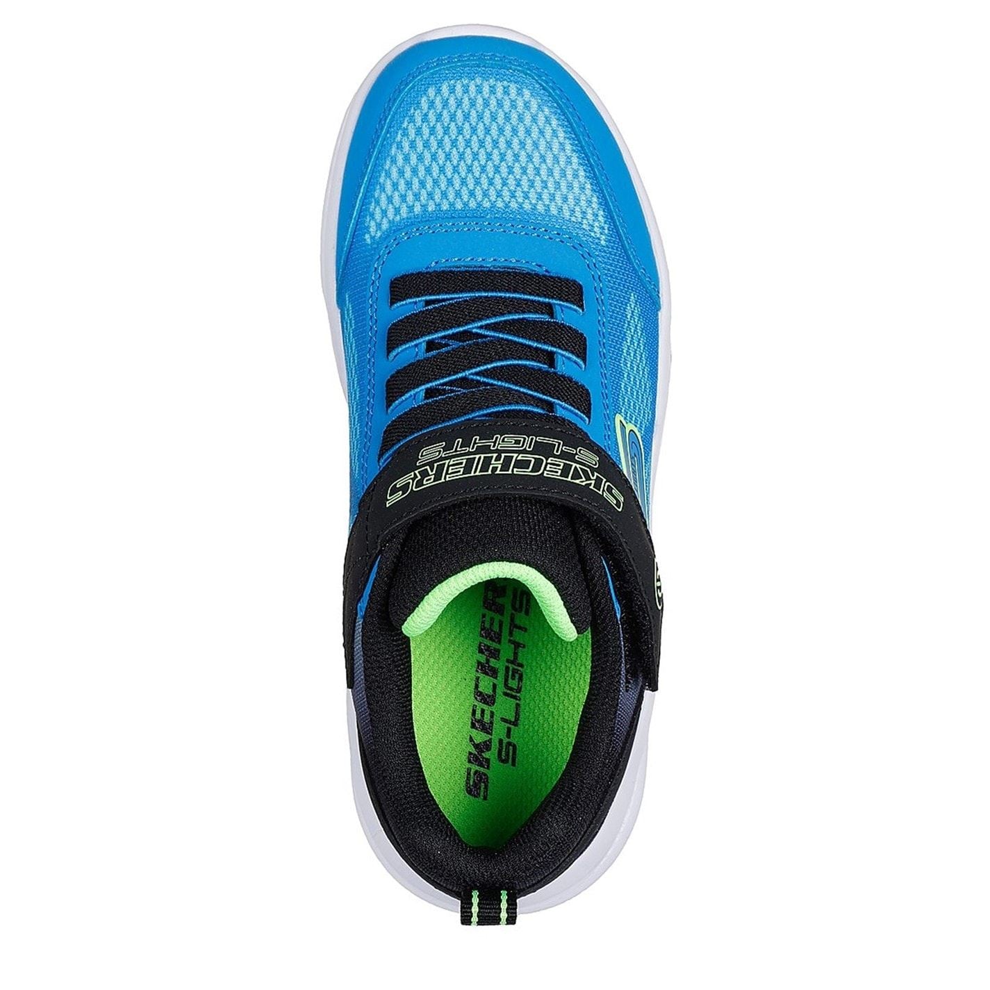 Skechers Lighted Gore  And  Strap Sneaker W Mult Light Up Trainers Boys