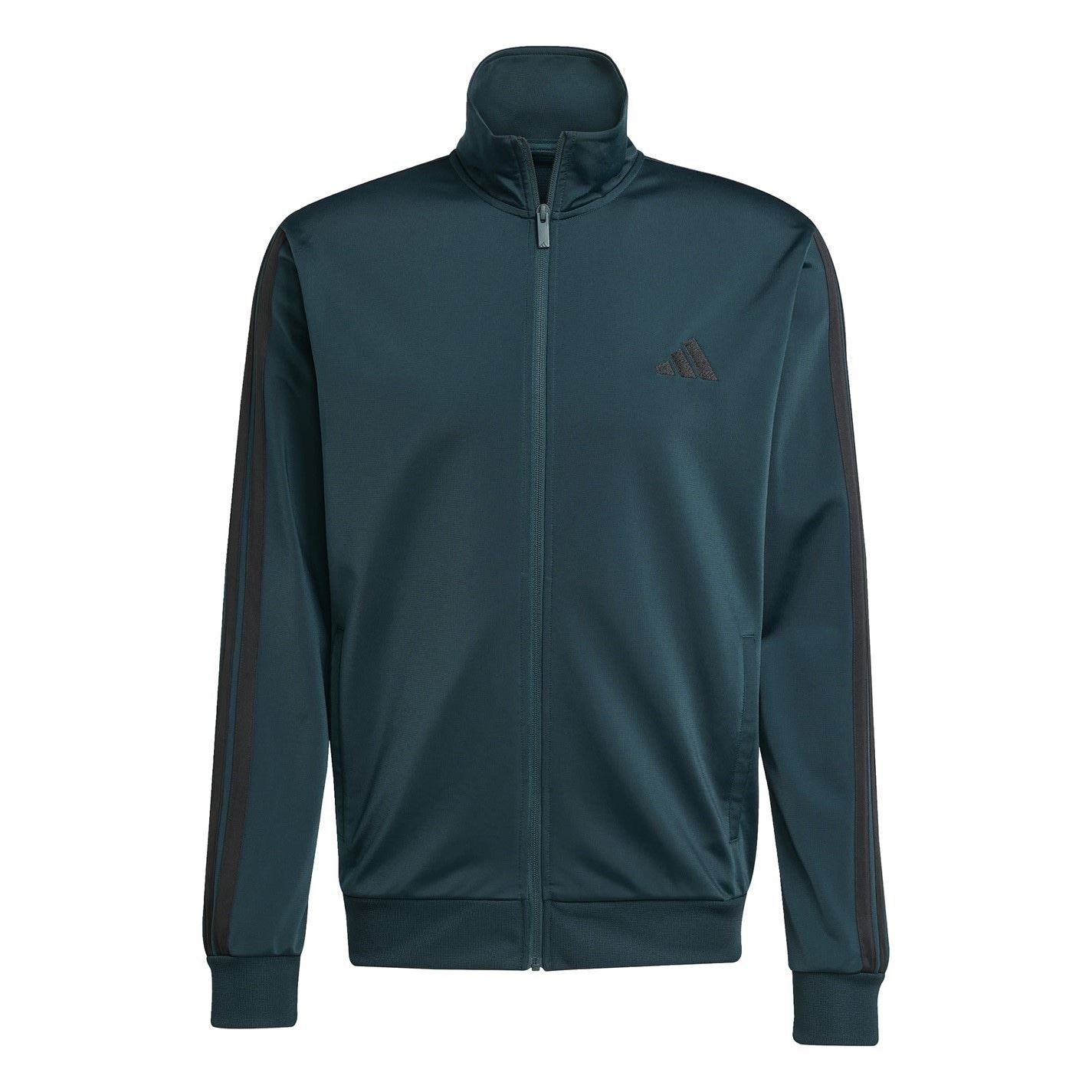 adidas Basic 3   Stripes Tricot Tracksuit