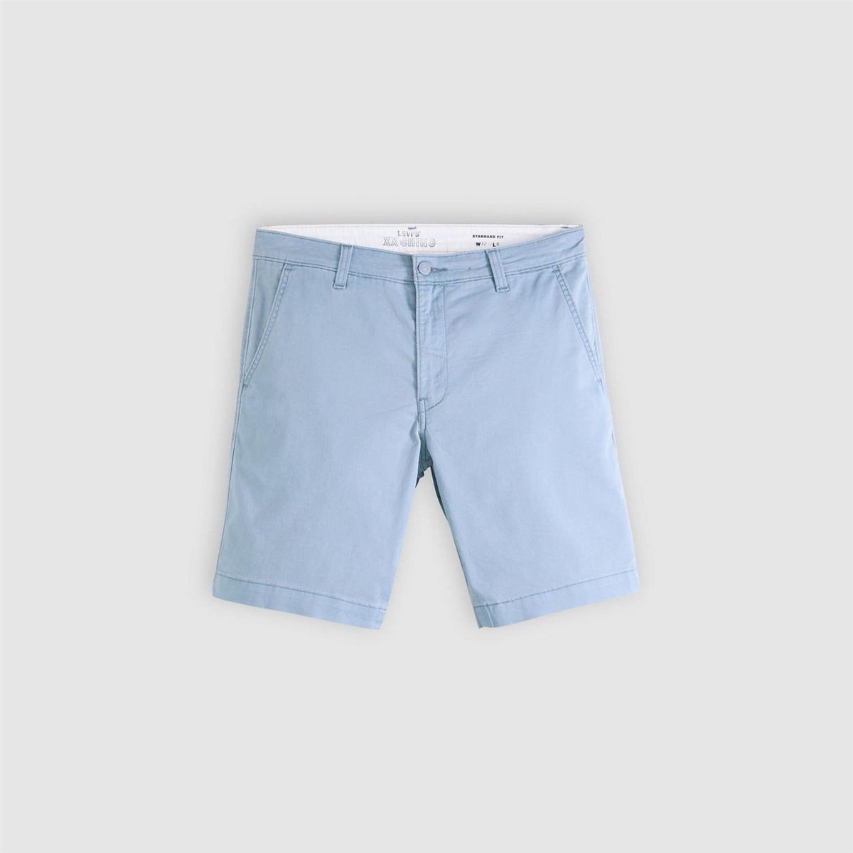 Levis 
Solid Patterned Kano Blue Chino Shorts