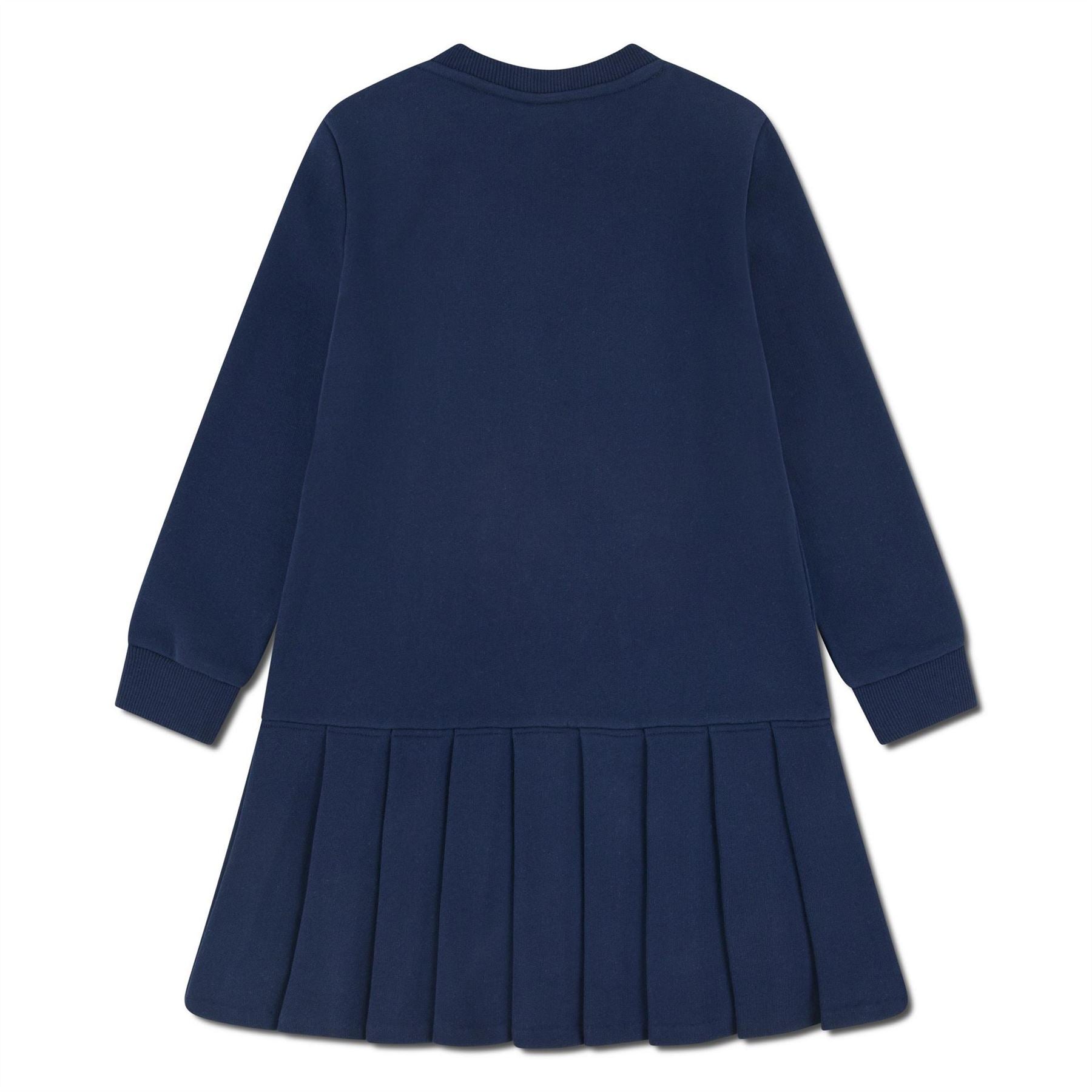 Lacoste Jumper Crew Neck Knee Length Sweater Dress