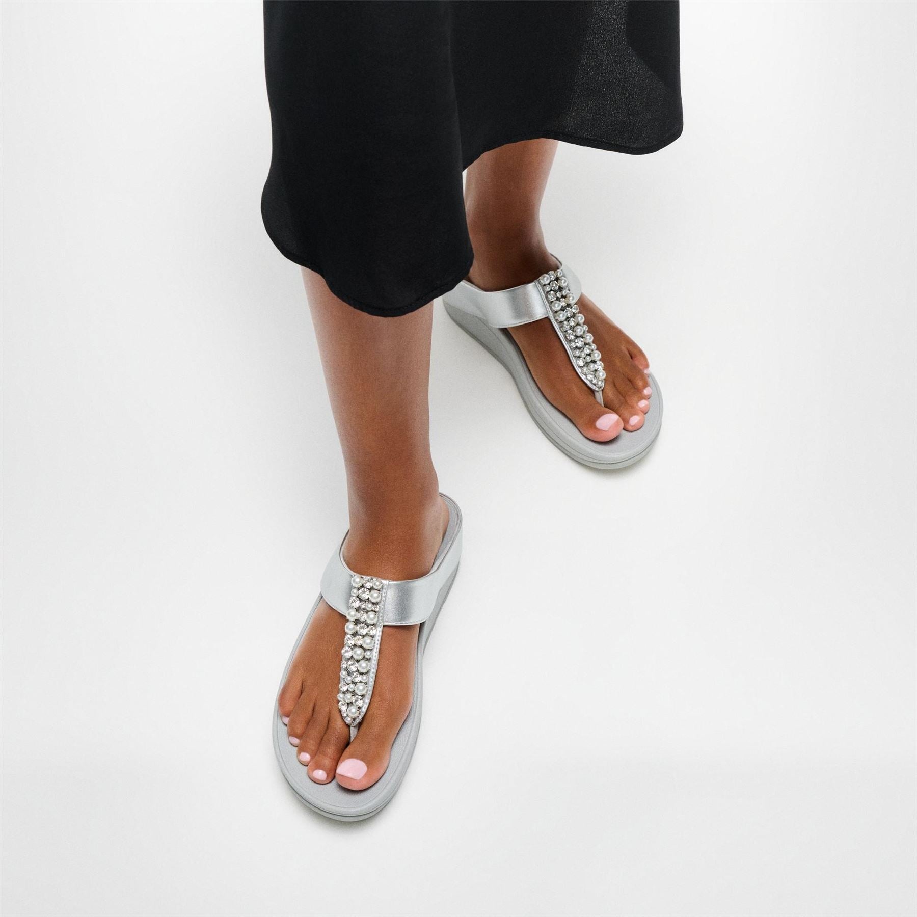 Fitflop Pearls  And  Crystal Sandals