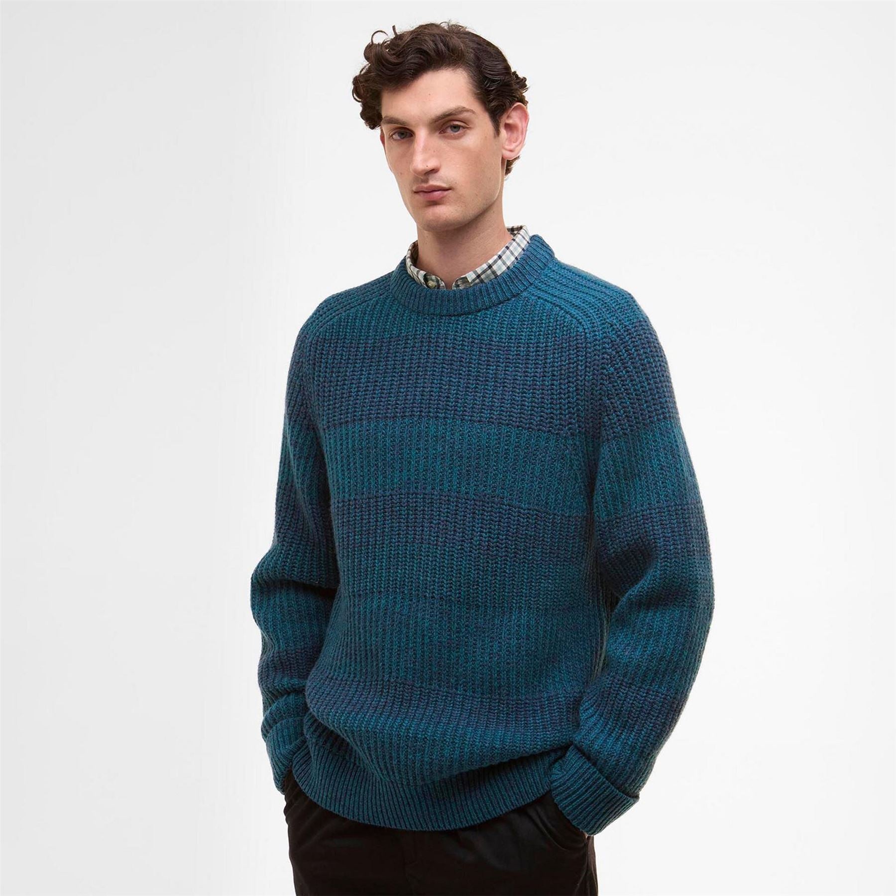 Paul Smith X Barbour Paul Smith Saddle Crew Neck Jumper