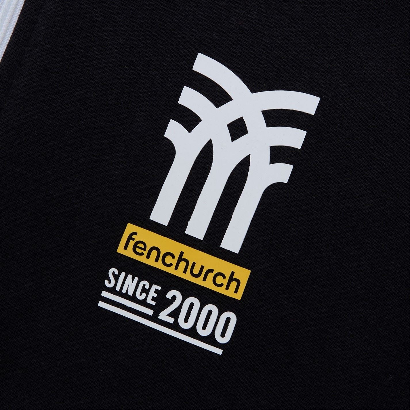 Fenchurch Printed Logo Hooded Neck Regular Fit Sweatshirt