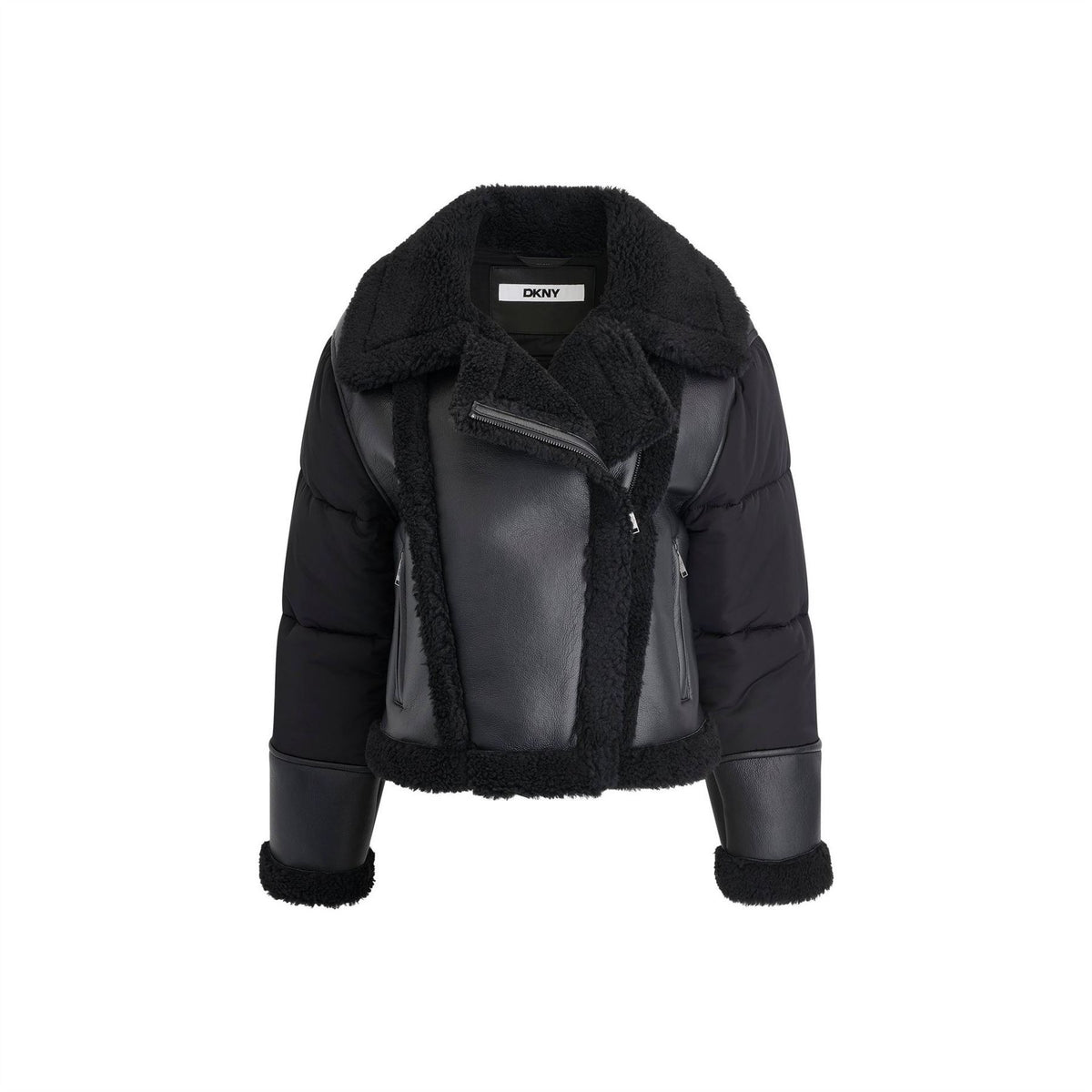 DKNY Faux Fur Jacket Ld64