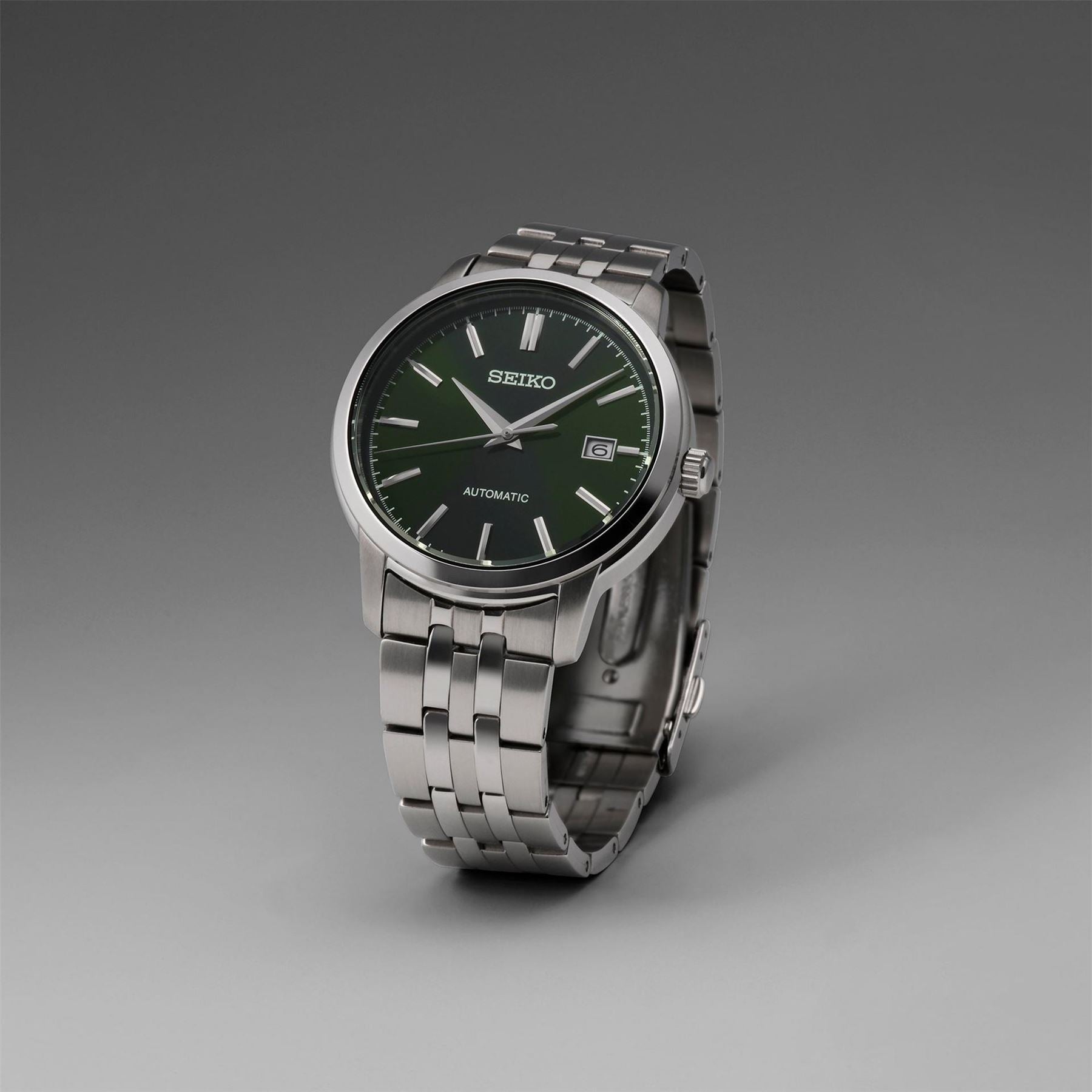 Seiko Date Steel Bracelet Analogue Dress Watch
