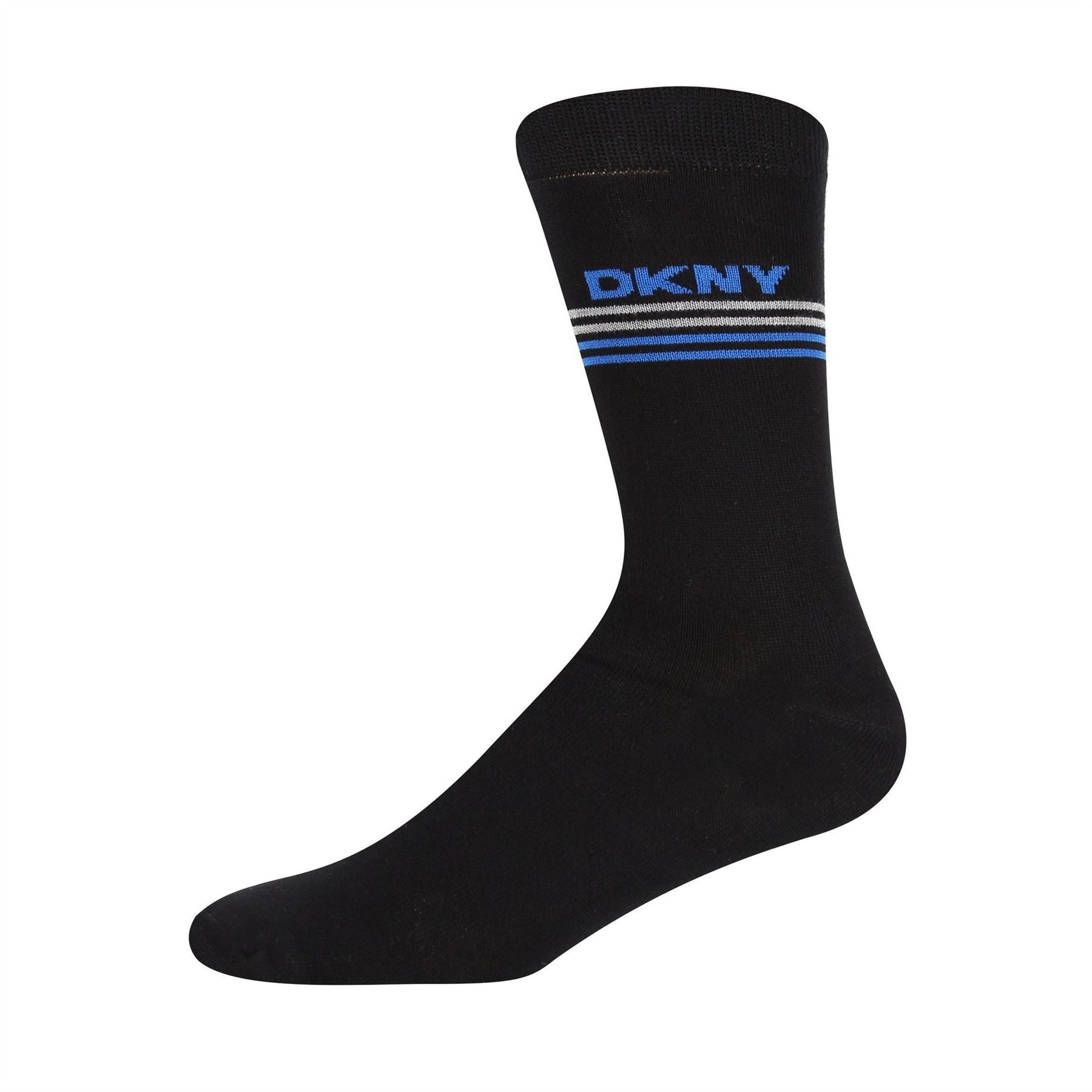 DKNY Mens 3 Pack Socks Walnut