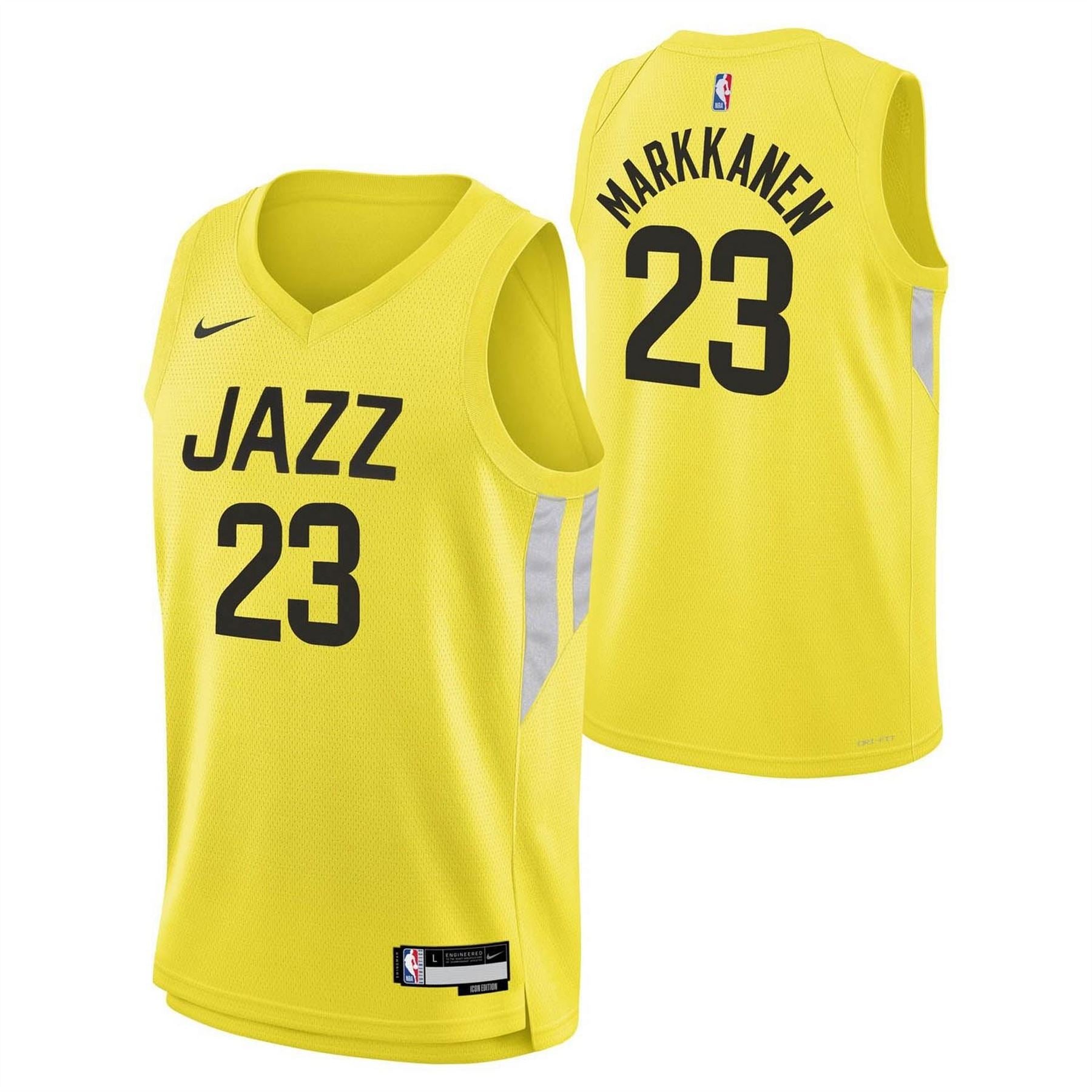 Nike Jazz Lauri Markkanen #23 Jersey