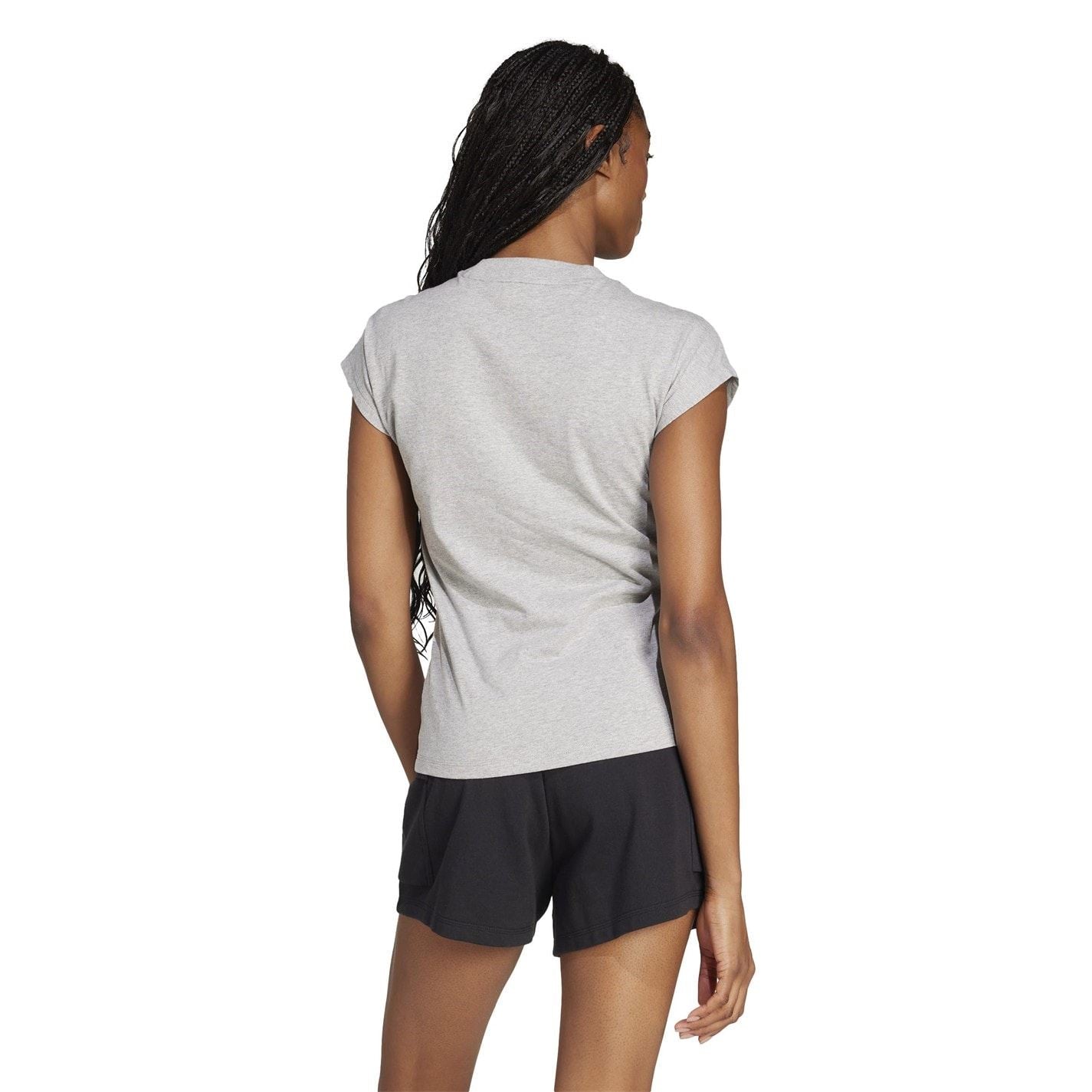 adidas Womens Essentials Linear Cotton T-Shirt
