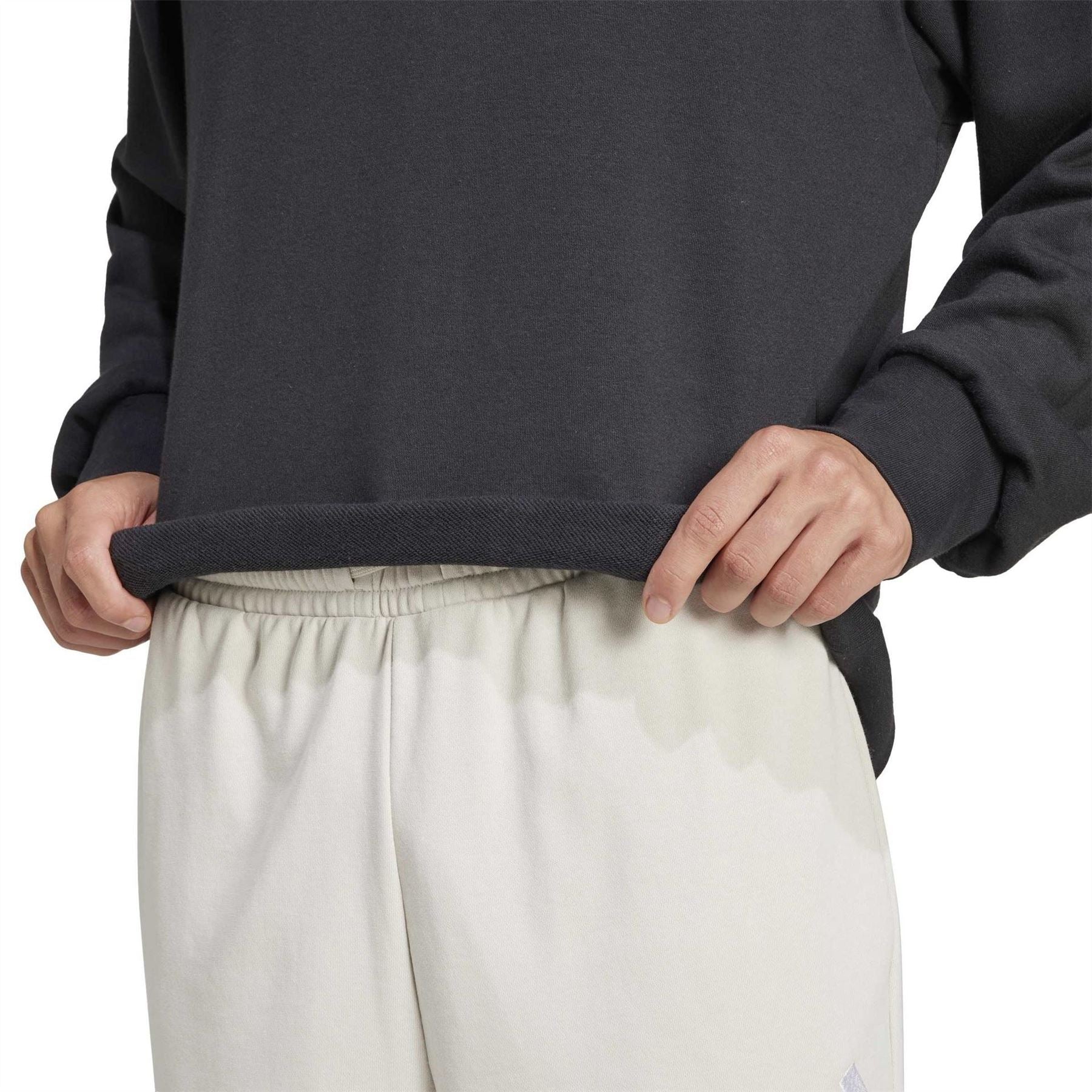 adidas Crew Neck Drop Shoulder Long Sleeve Relaxed Fit Sweatshirt