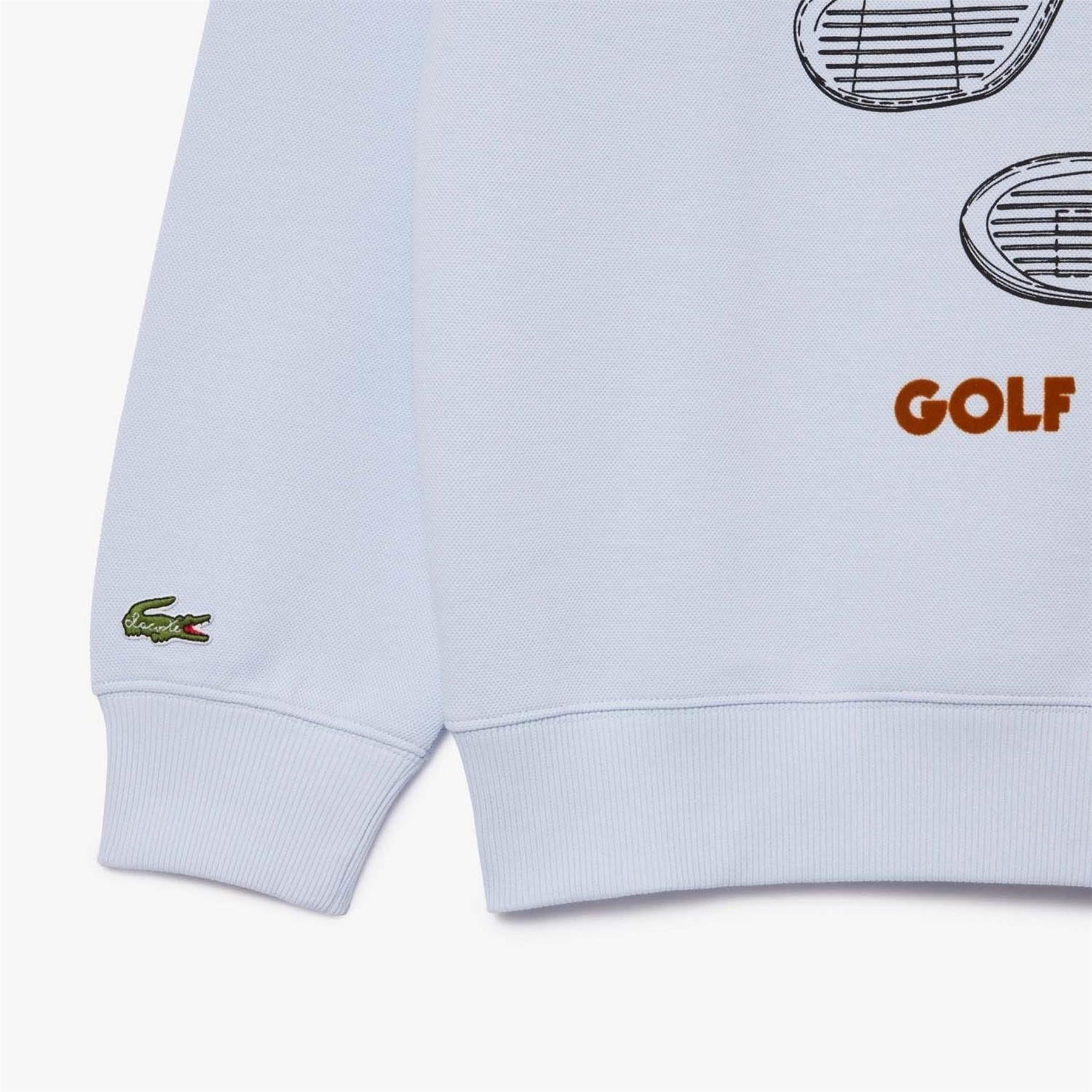 Lacoste Fit Piqu¿ Motif Sweatshirt