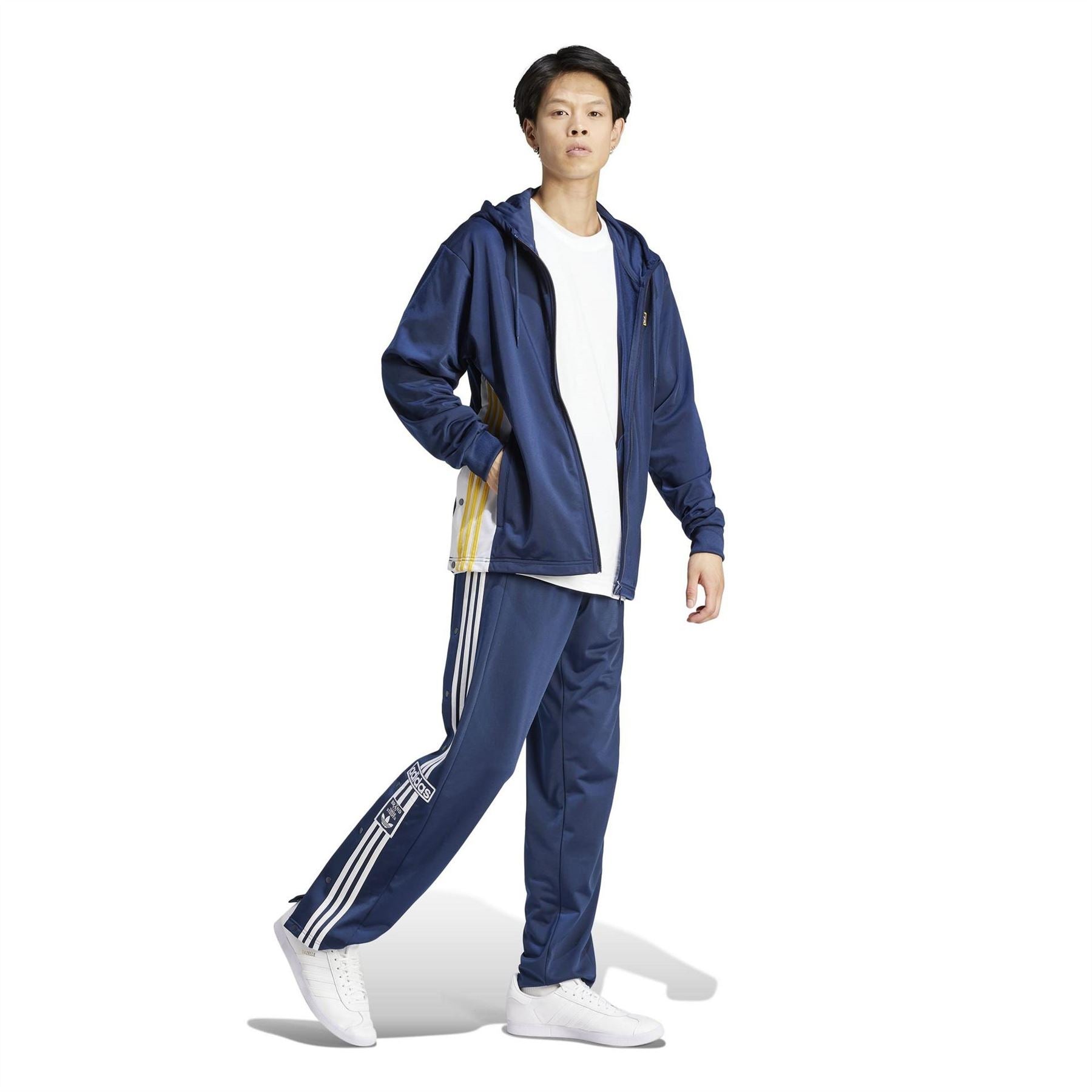 adidas Originals Adibreak Hooded Ribbed Cuff Track Jacket