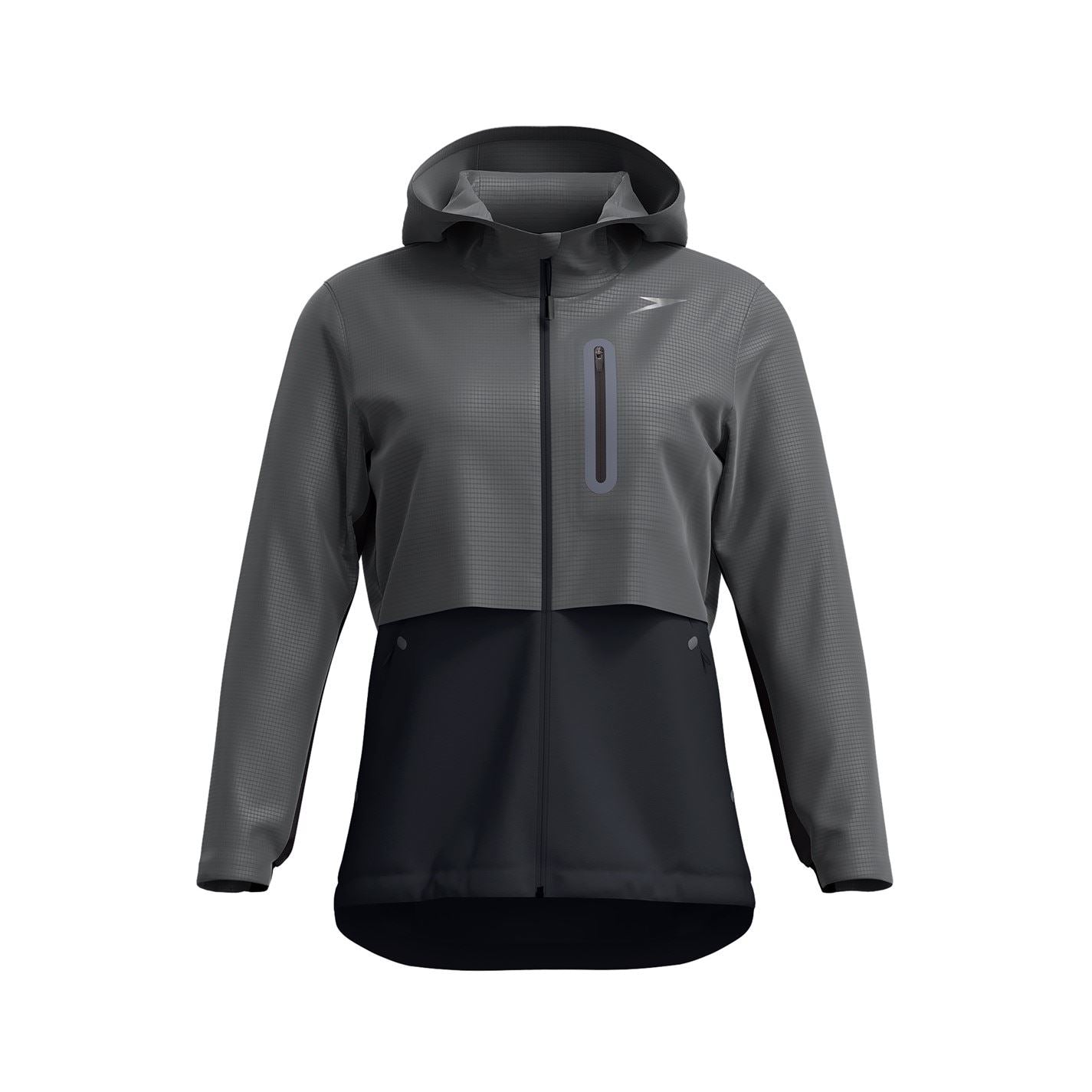 Speedo Pro Hooded Running Jacket with Zipped Pocket