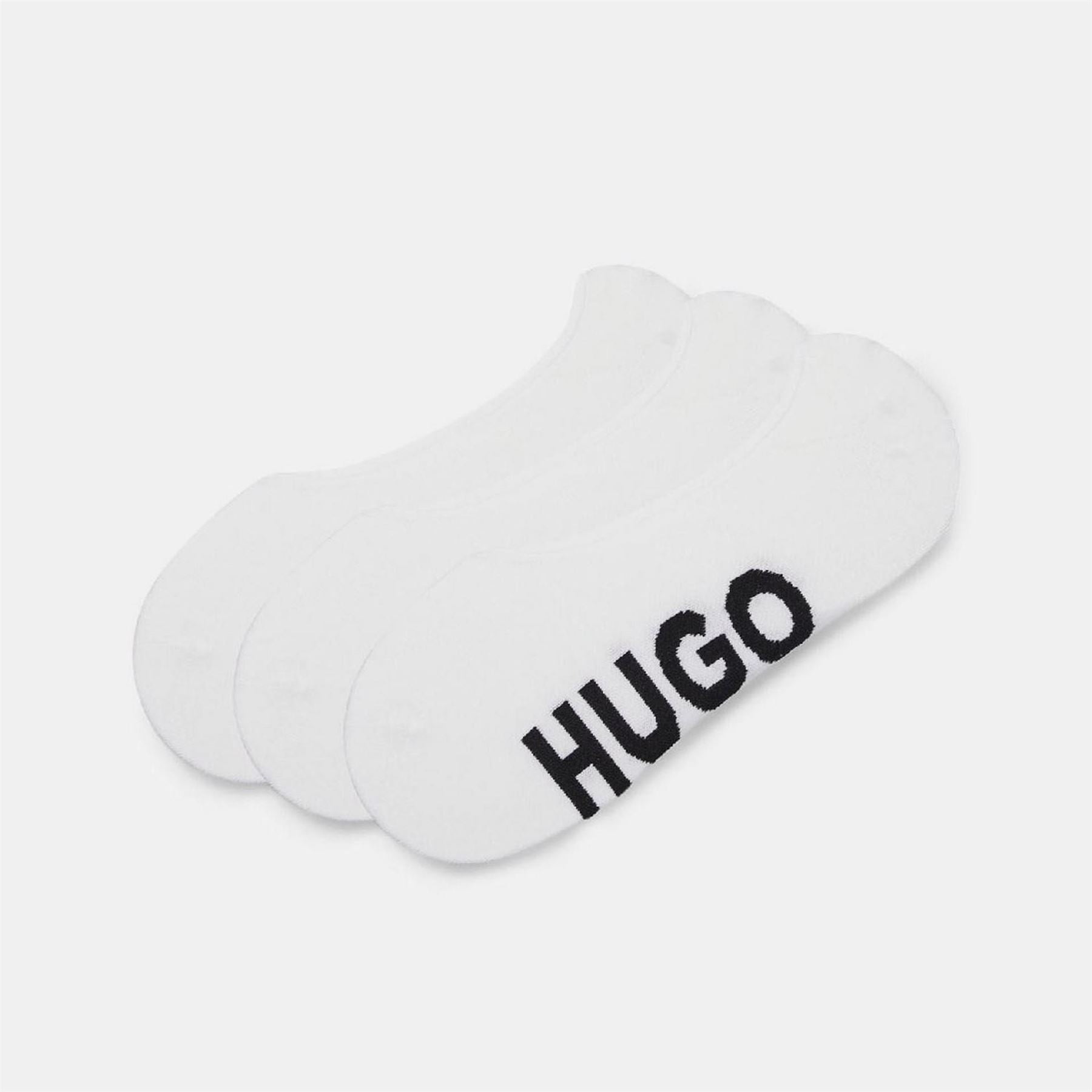 Hugo Pack Of Invisible Socks With Large Logos