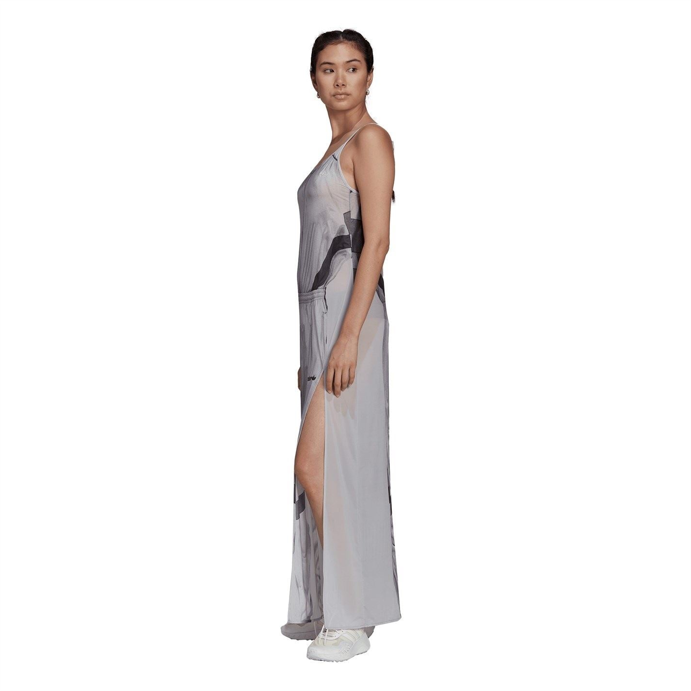 adidas Originals Strap Scoop Neck Maxi Slip Dress