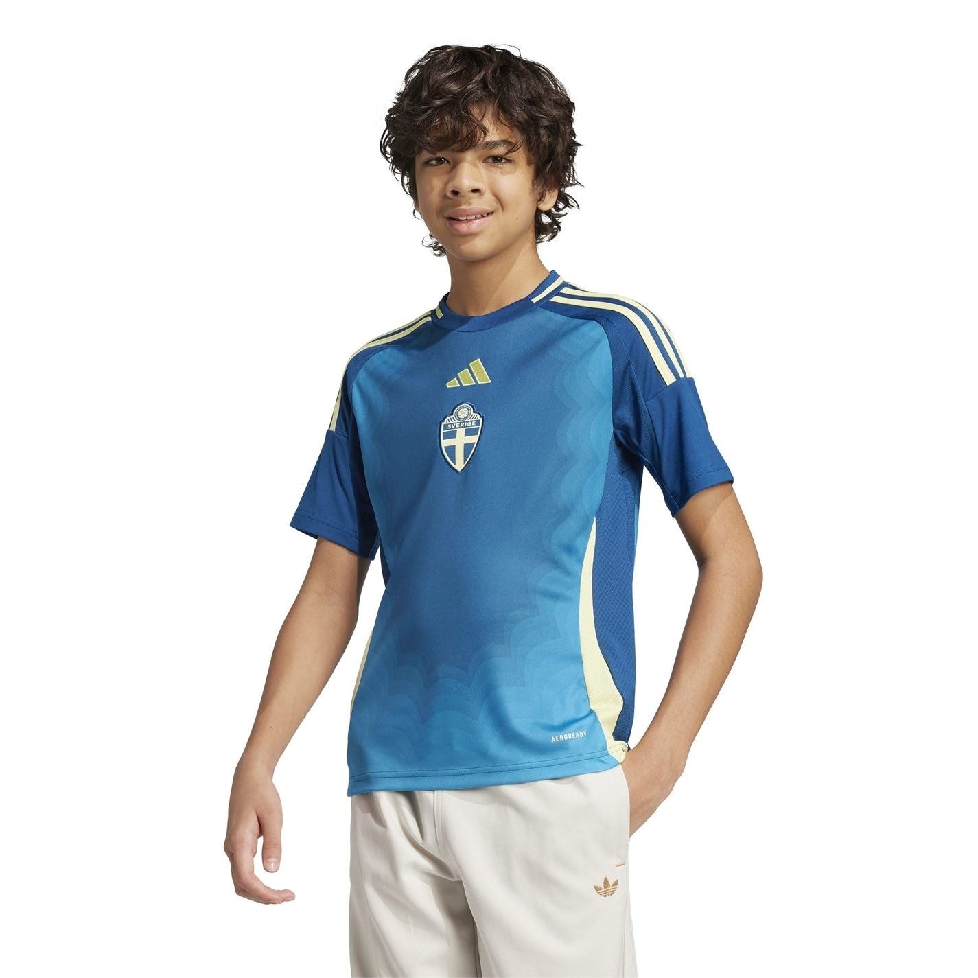 adidas Replica Sweden Away Shirt 2025 Juniors