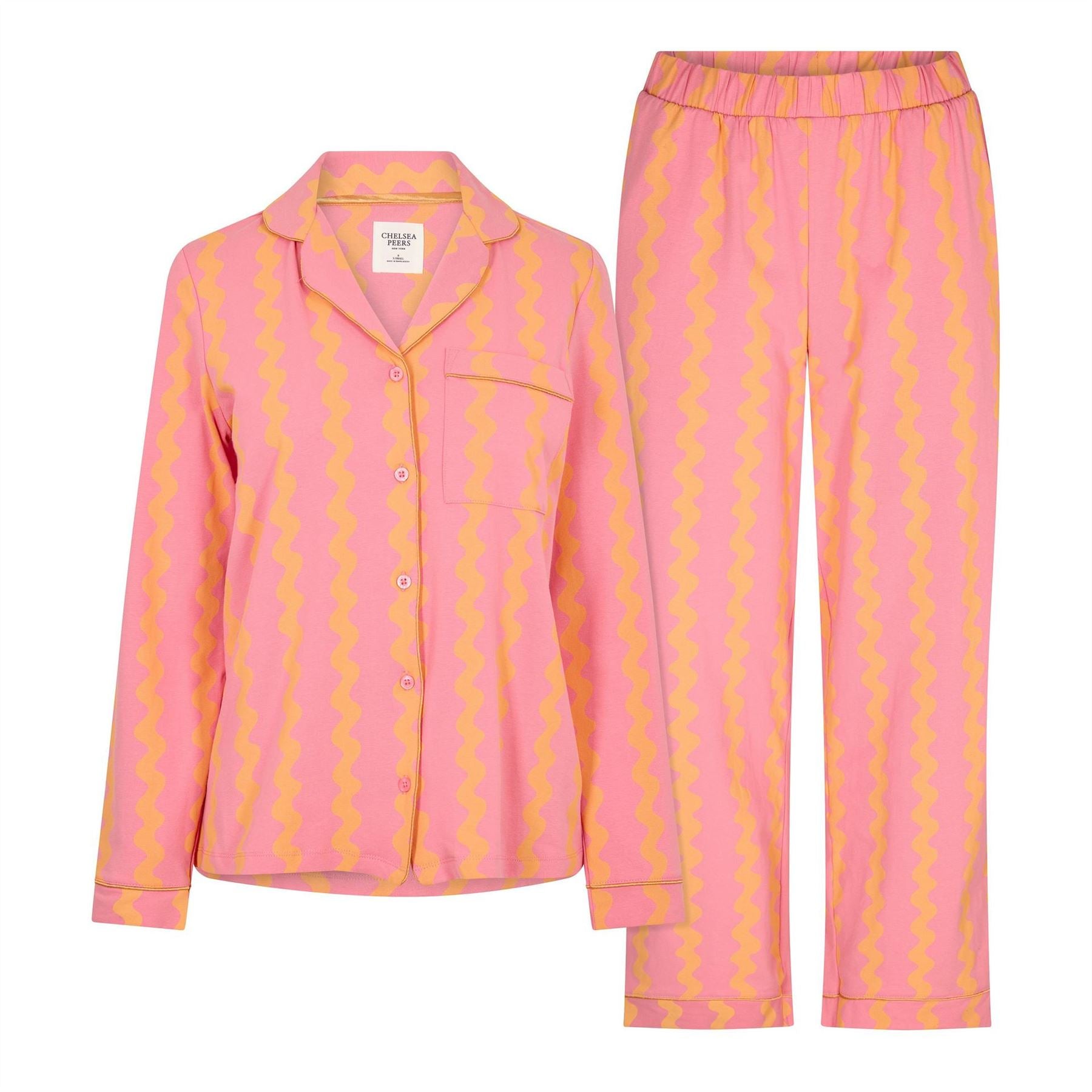 Chelsea Peers Cotton Long Sleeve Pyjama Set