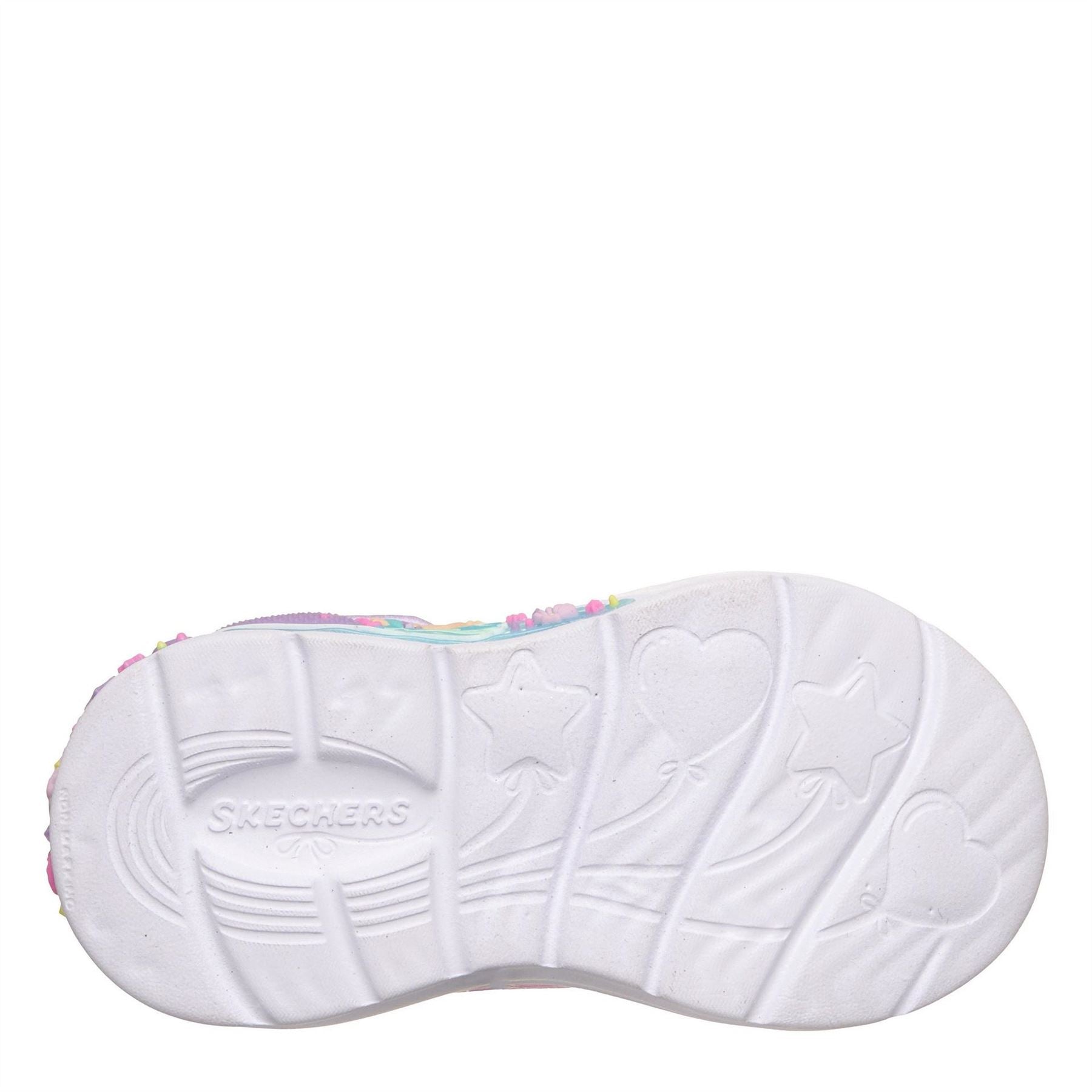 Skechers Leather Light Up Trainers