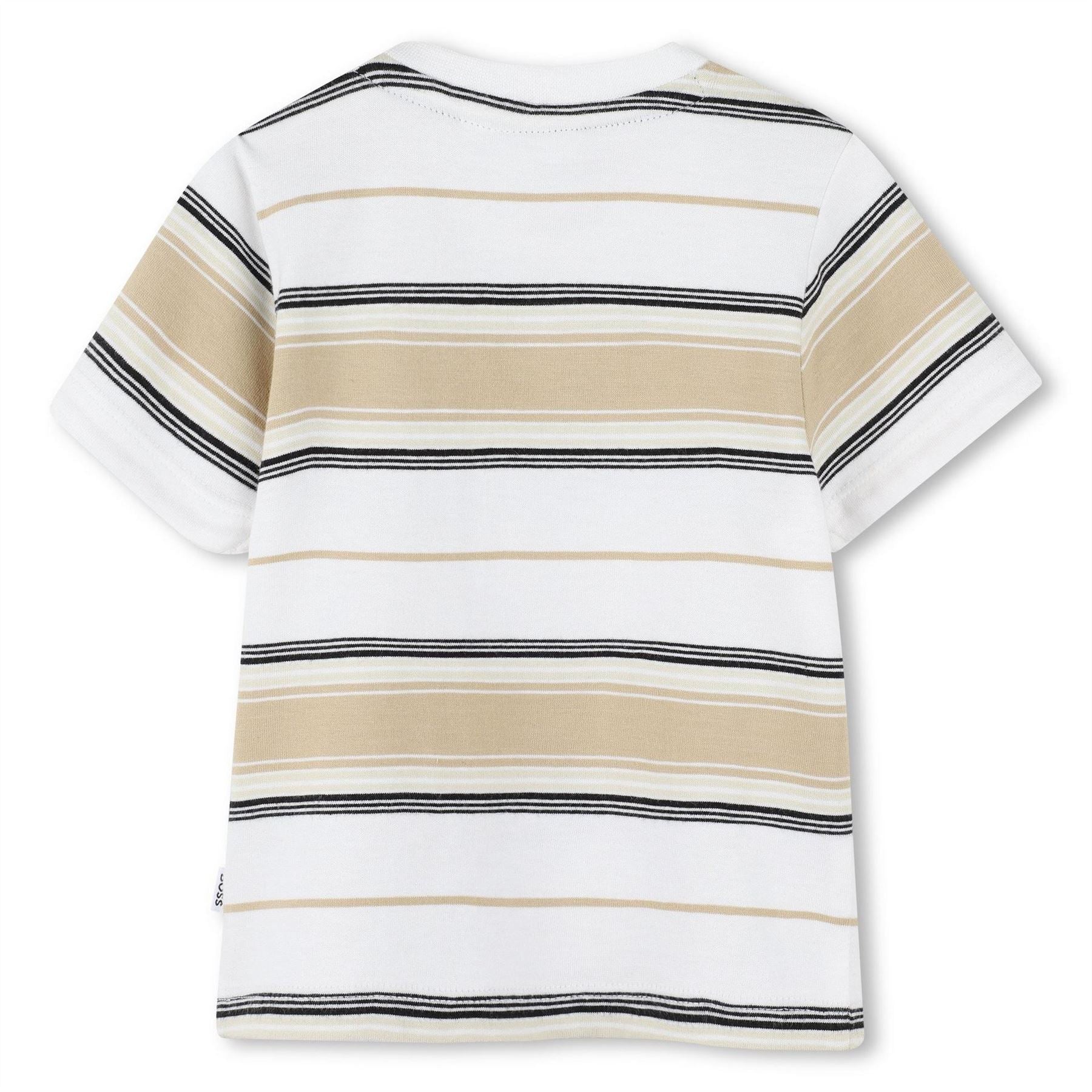 Boss Stripe Crew Neck Regular Fit T-Shirt