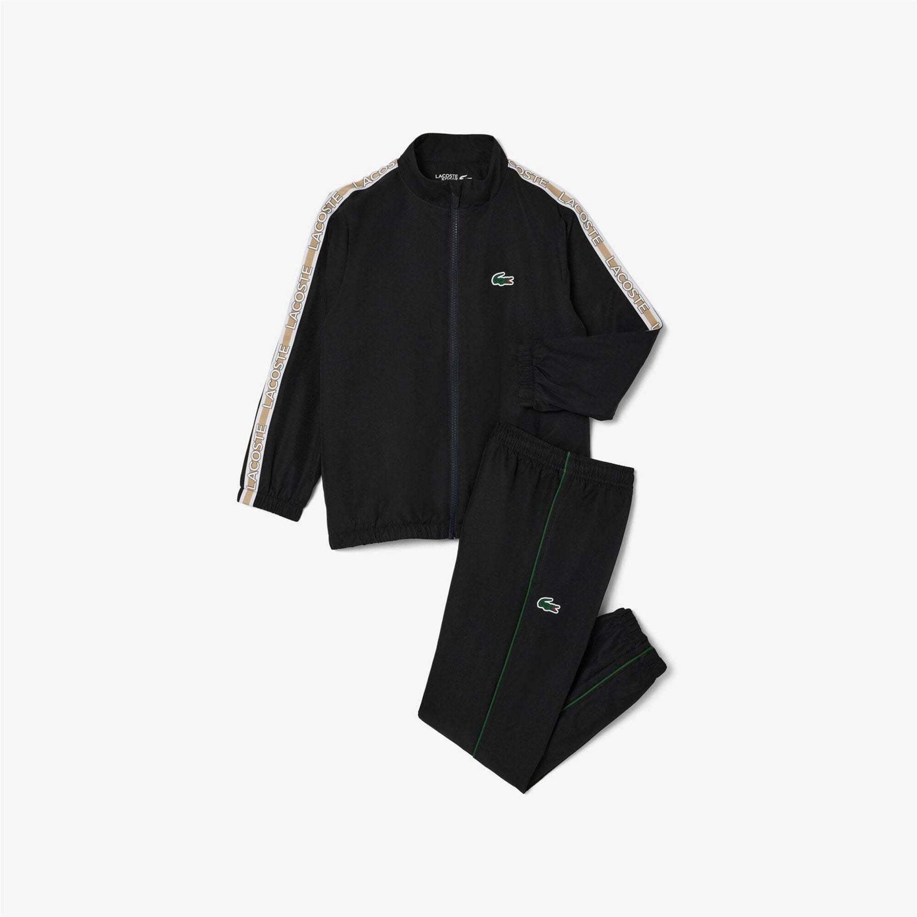Lacoste Lacoste Lettering Zip Neck Long Sleeve Full Tracksuit