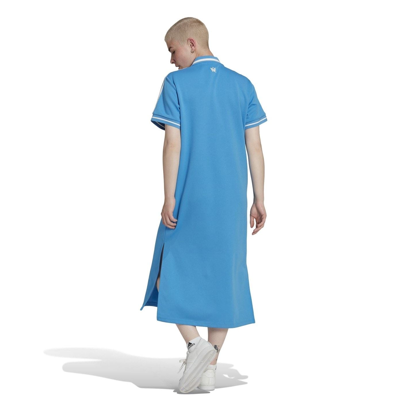 adidas Originals Maternity Collared Neck Midi T-Shirt Dress
