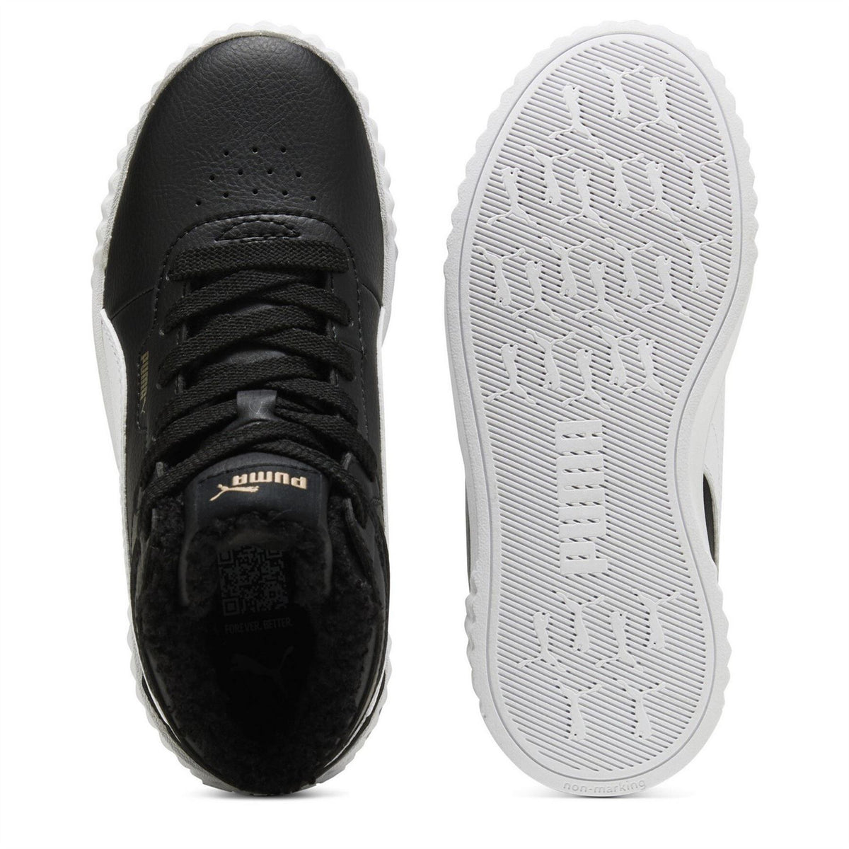 Puma Kids Carina 3.0 Mid High Top Trainers