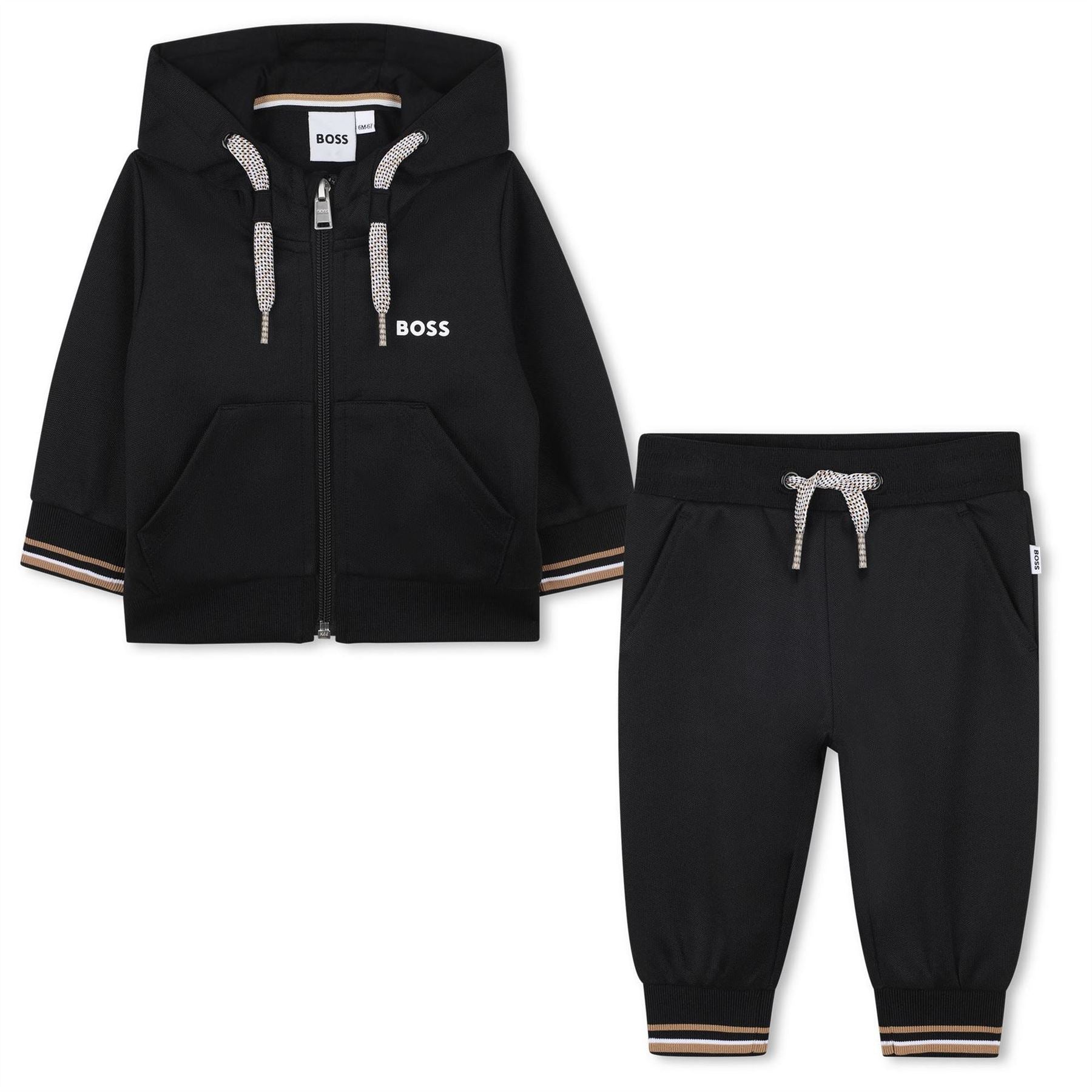 Boss Full Zipped Tracksuit, Full Zipped Design
