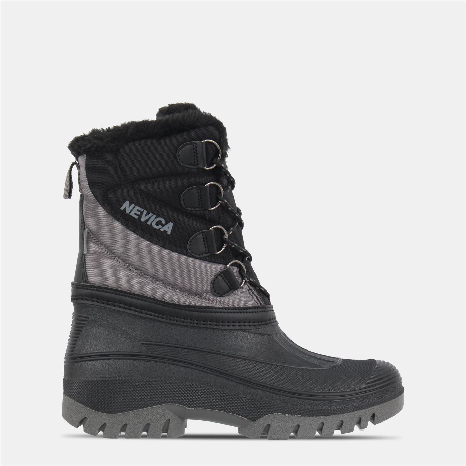 Nevica Winter Boots with Lug Sole and Lace-Up