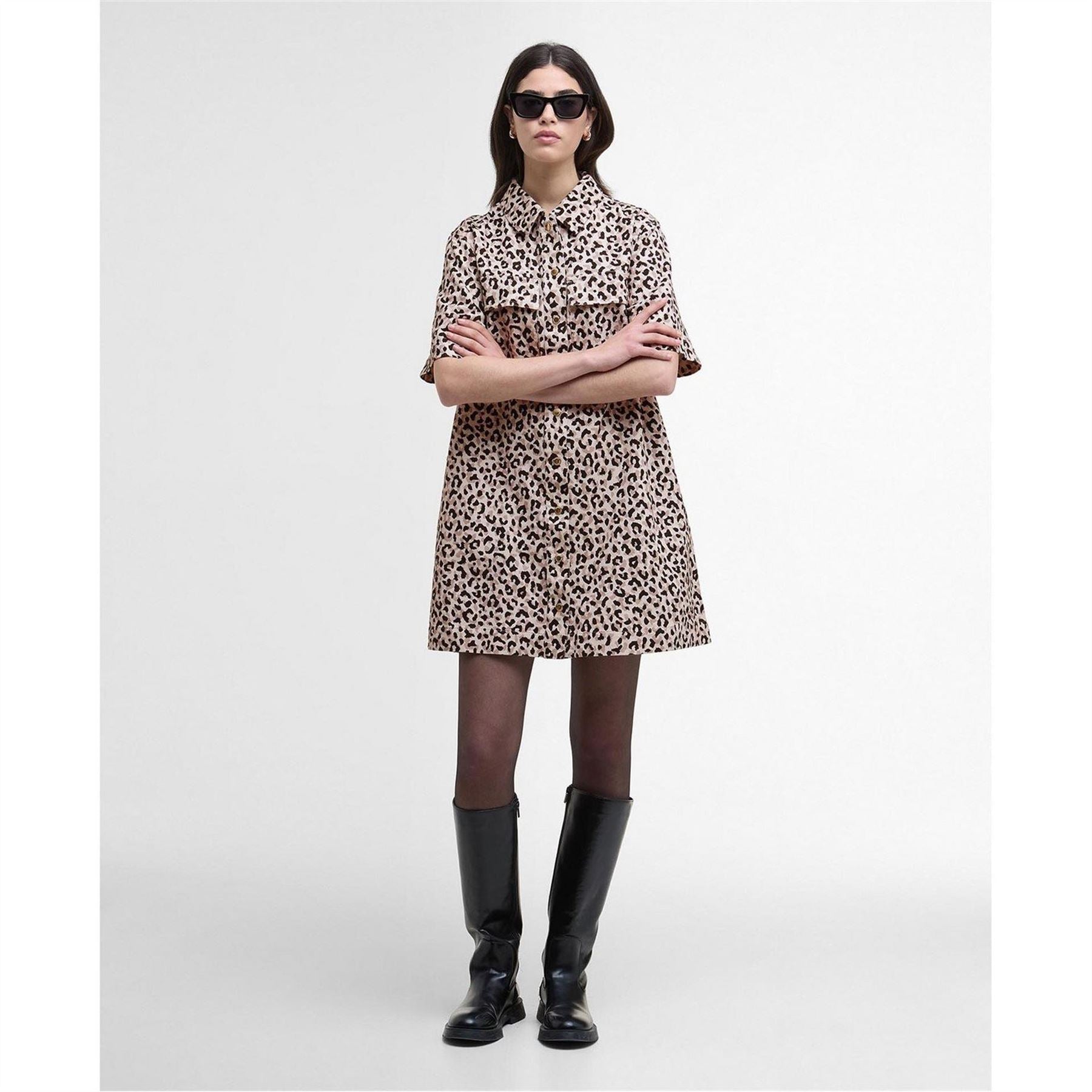Barbour International Printed Mini Dress