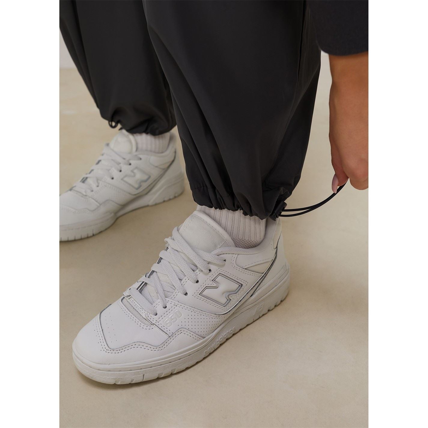 Gym King Satin Side Pocket Solid Patterned Combat Pants