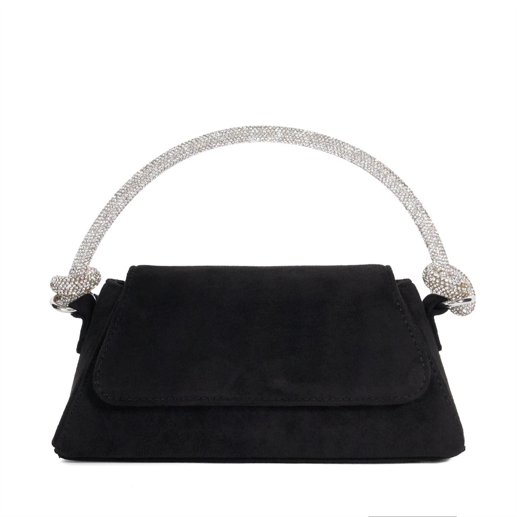 Dune London Brynleyo Crystal Trapezoid Shape Baguette Handbag