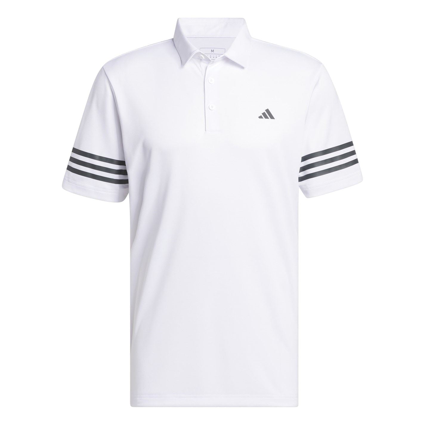 adidas Mens 3 Stripe Polo Shirt