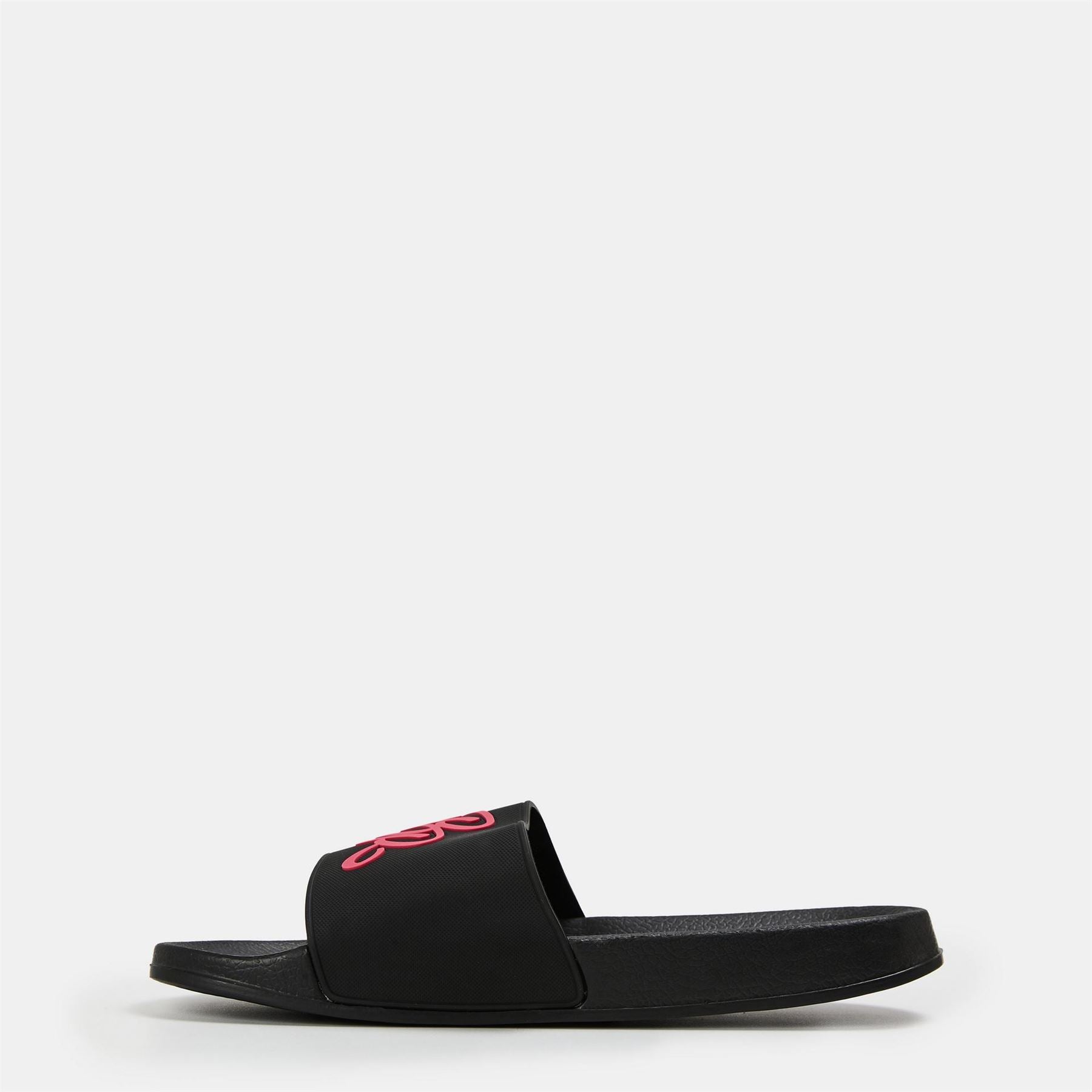 Born Rich Barreca Logo Print Open Toe Slides