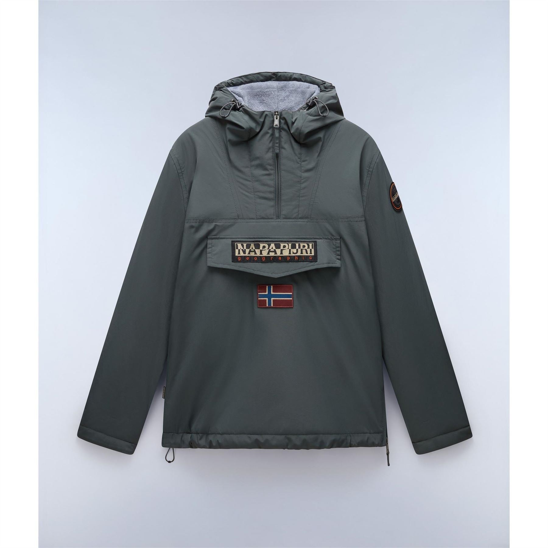 Napapijri Rainforest Water Resistant Hooded Long Sleeve Rain Anorak