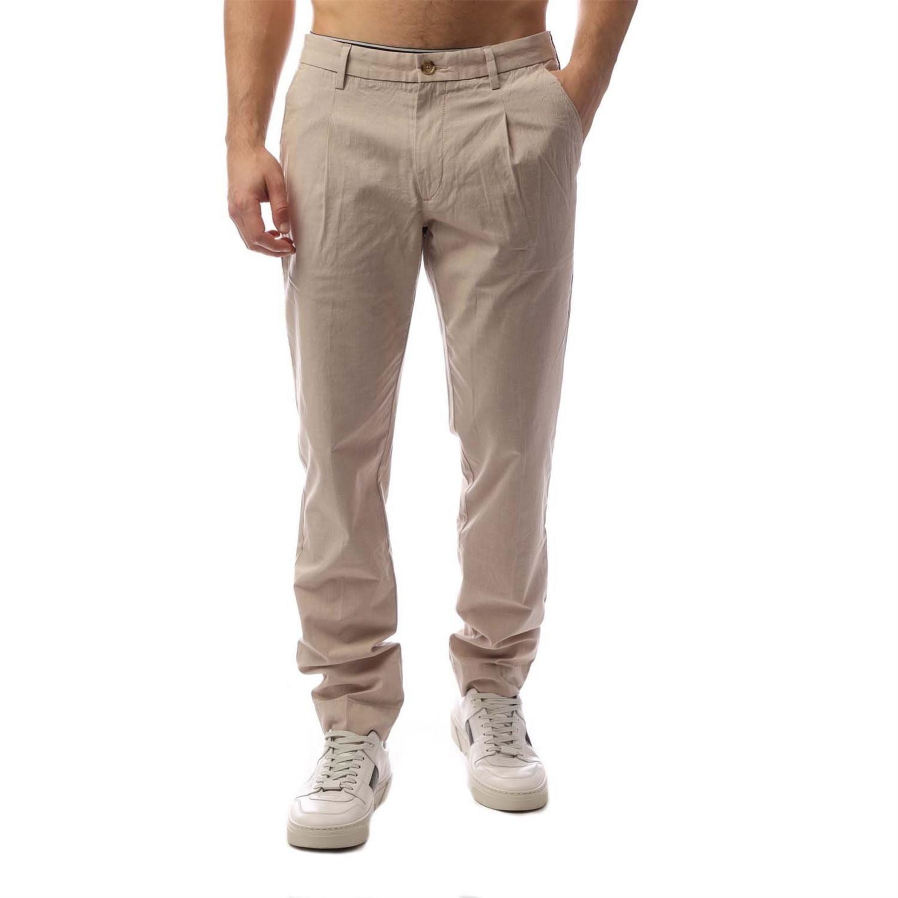 Boss Kaito1 Solid Patterned Slim Trousers