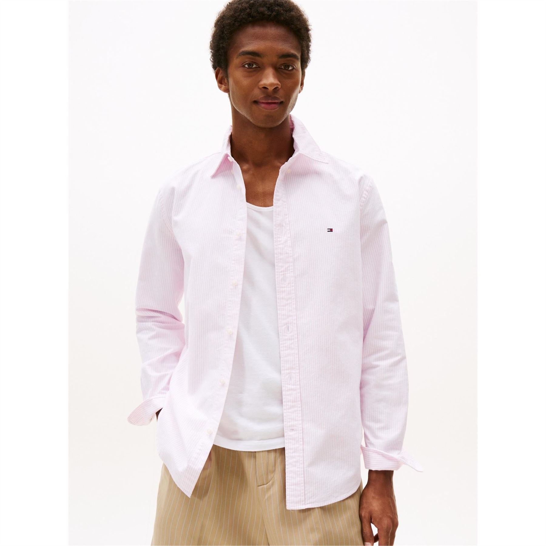 Tommy Hilfiger 1985 Flex Oxford Stripe  Shirt